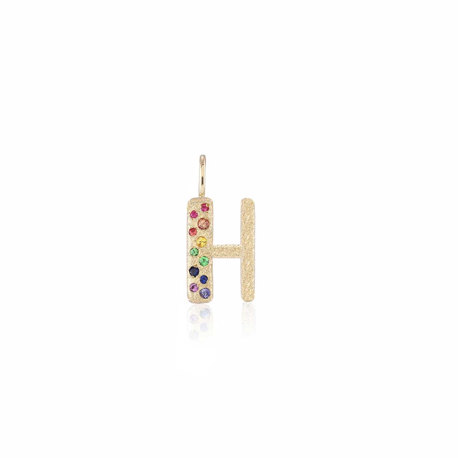Puffy Letter Charm