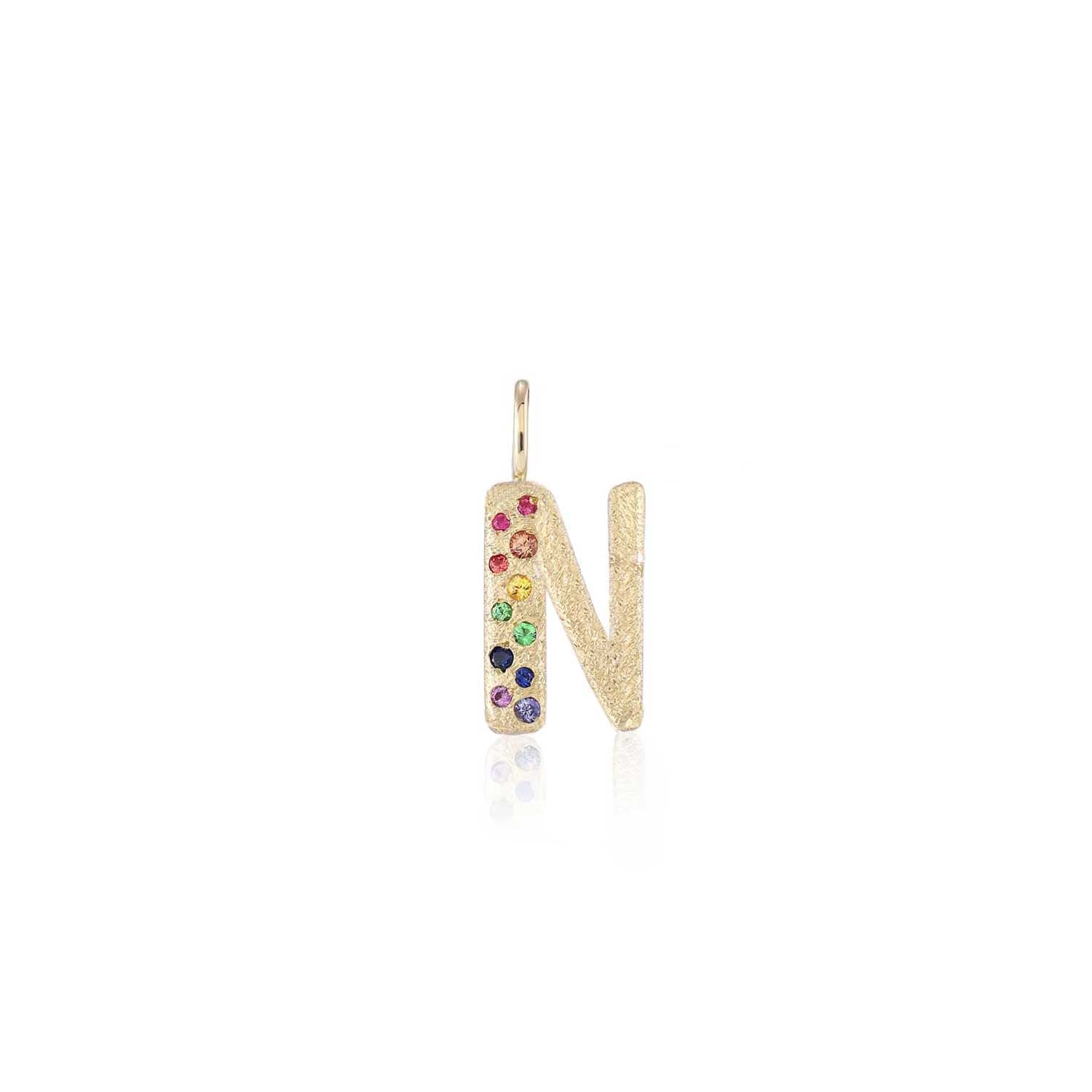 Puffy Letter Charm