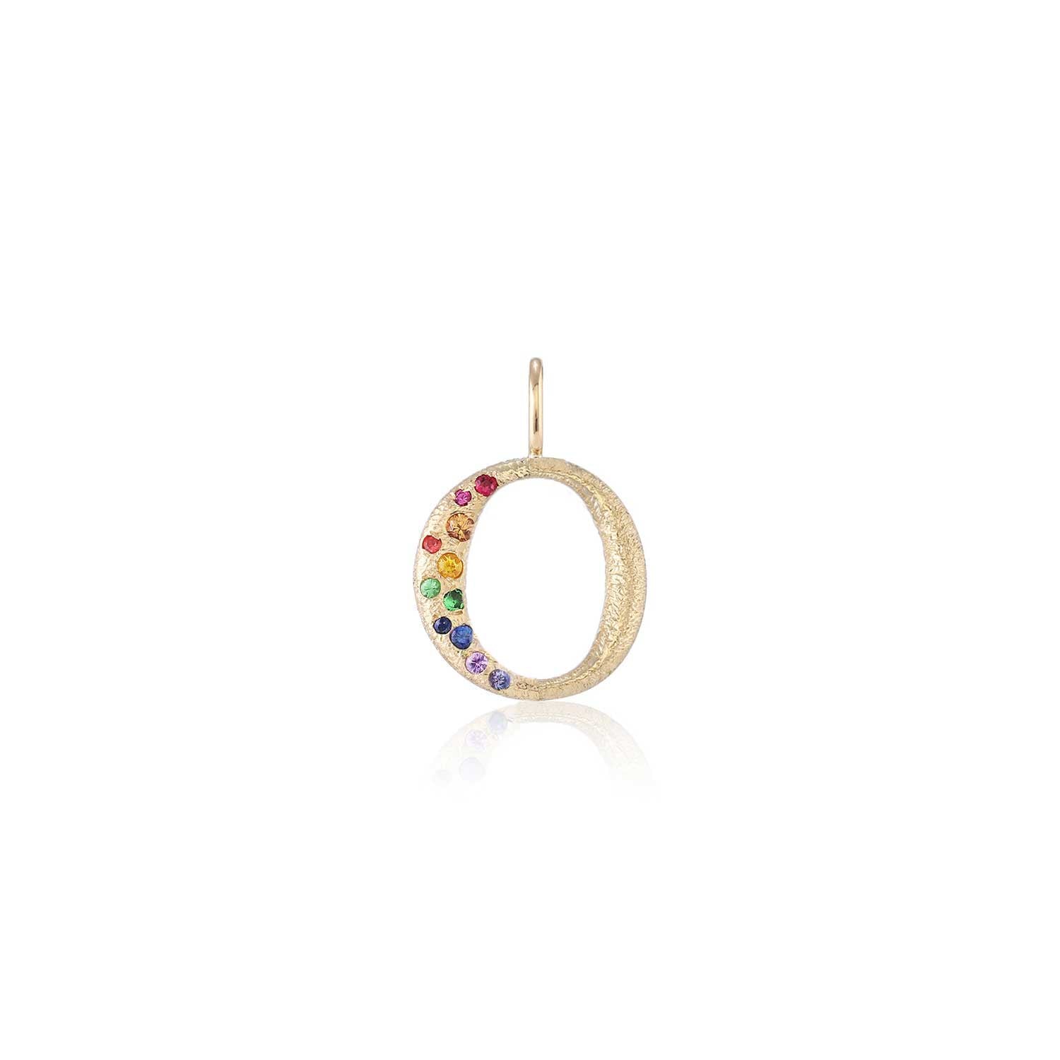 Puffy Letter Charm