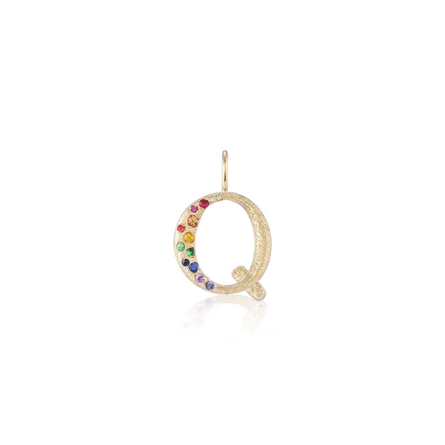 Puffy Letter Charm