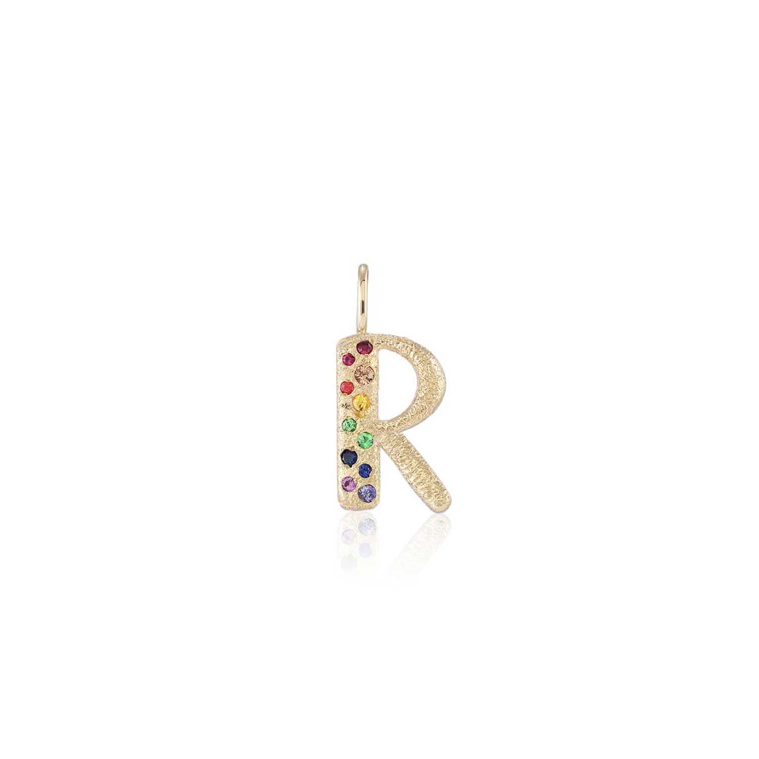Puffy Letter Charm