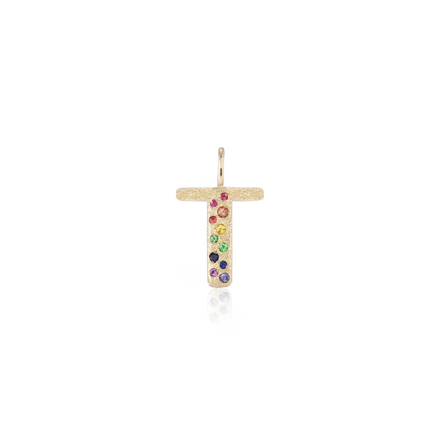 Puffy Letter Charm