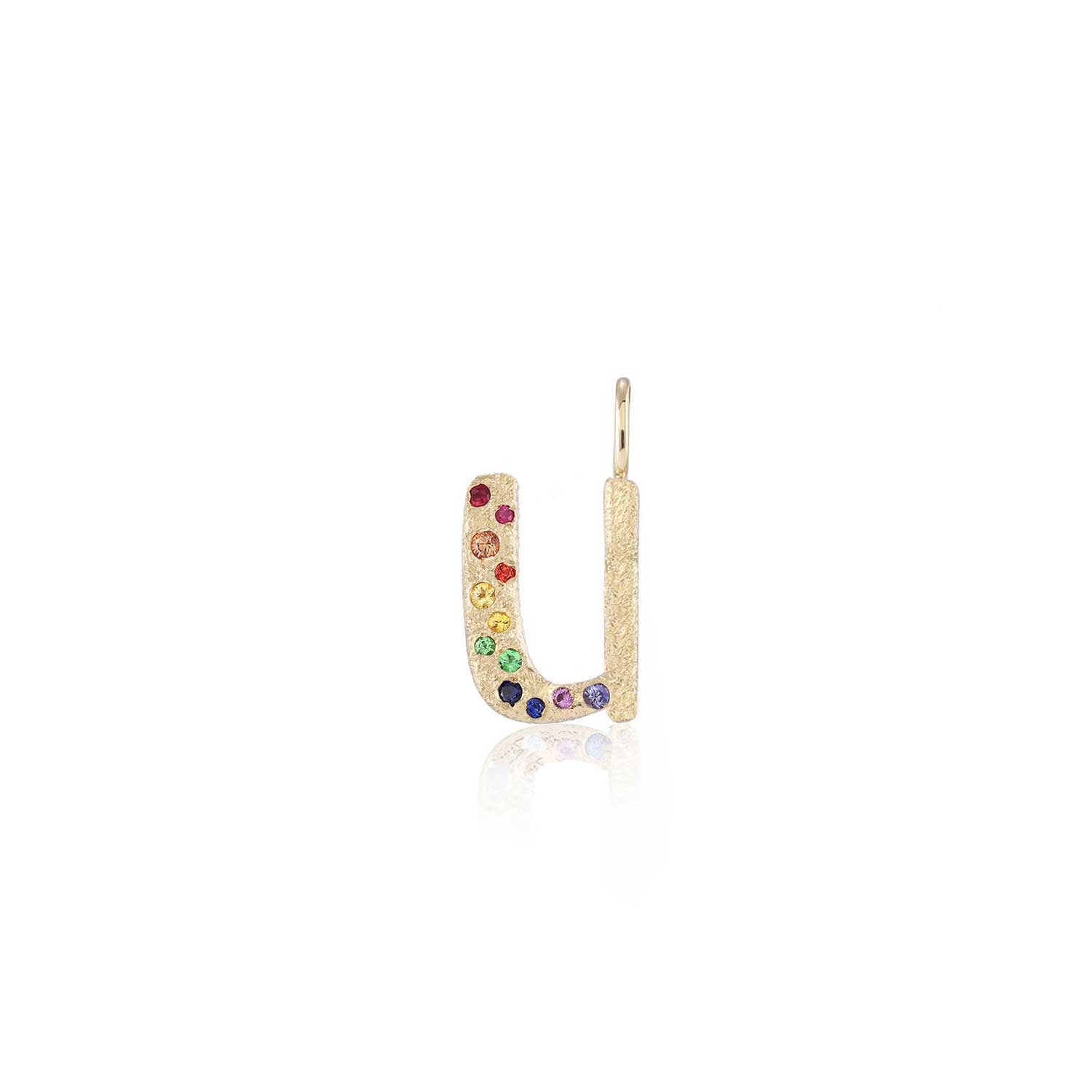 Puffy Letter Charm