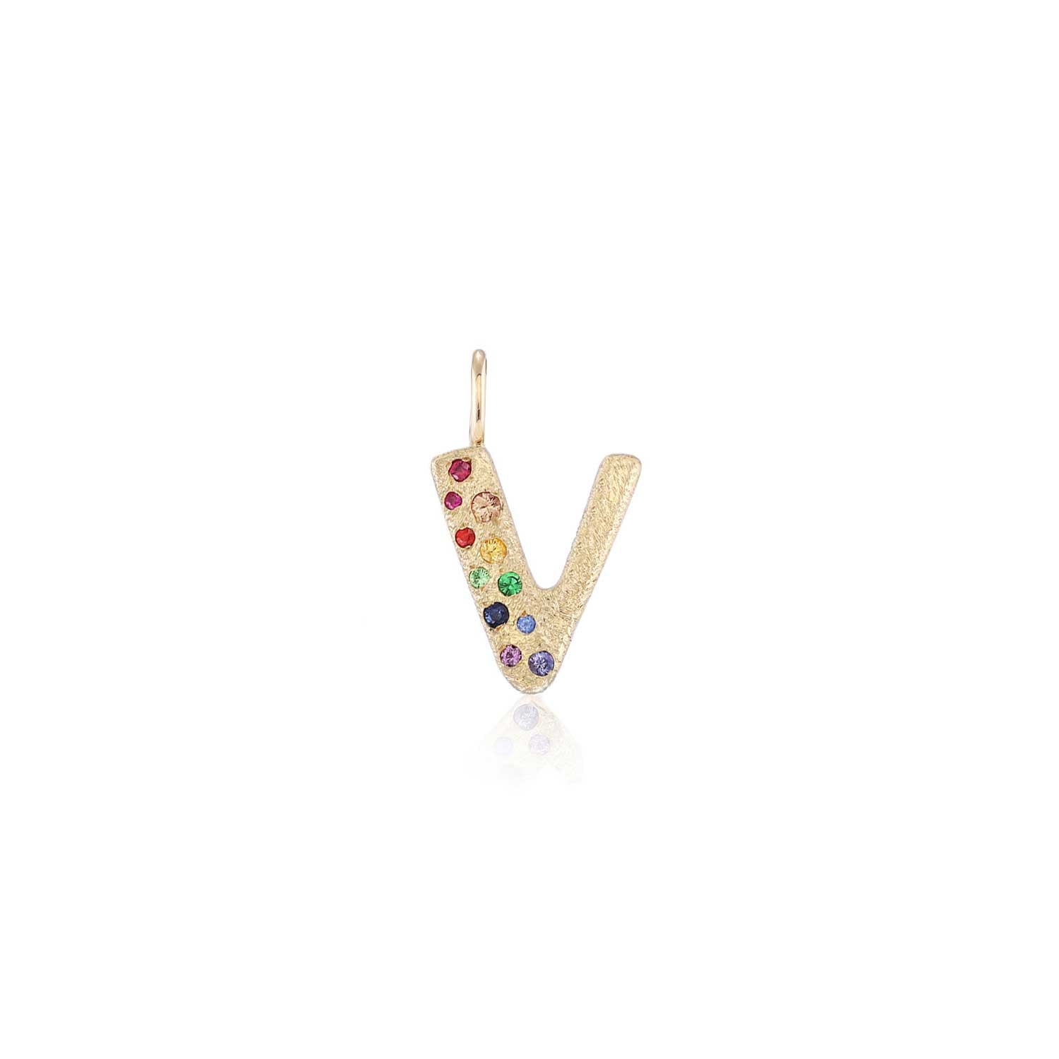 Puffy Letter Charm