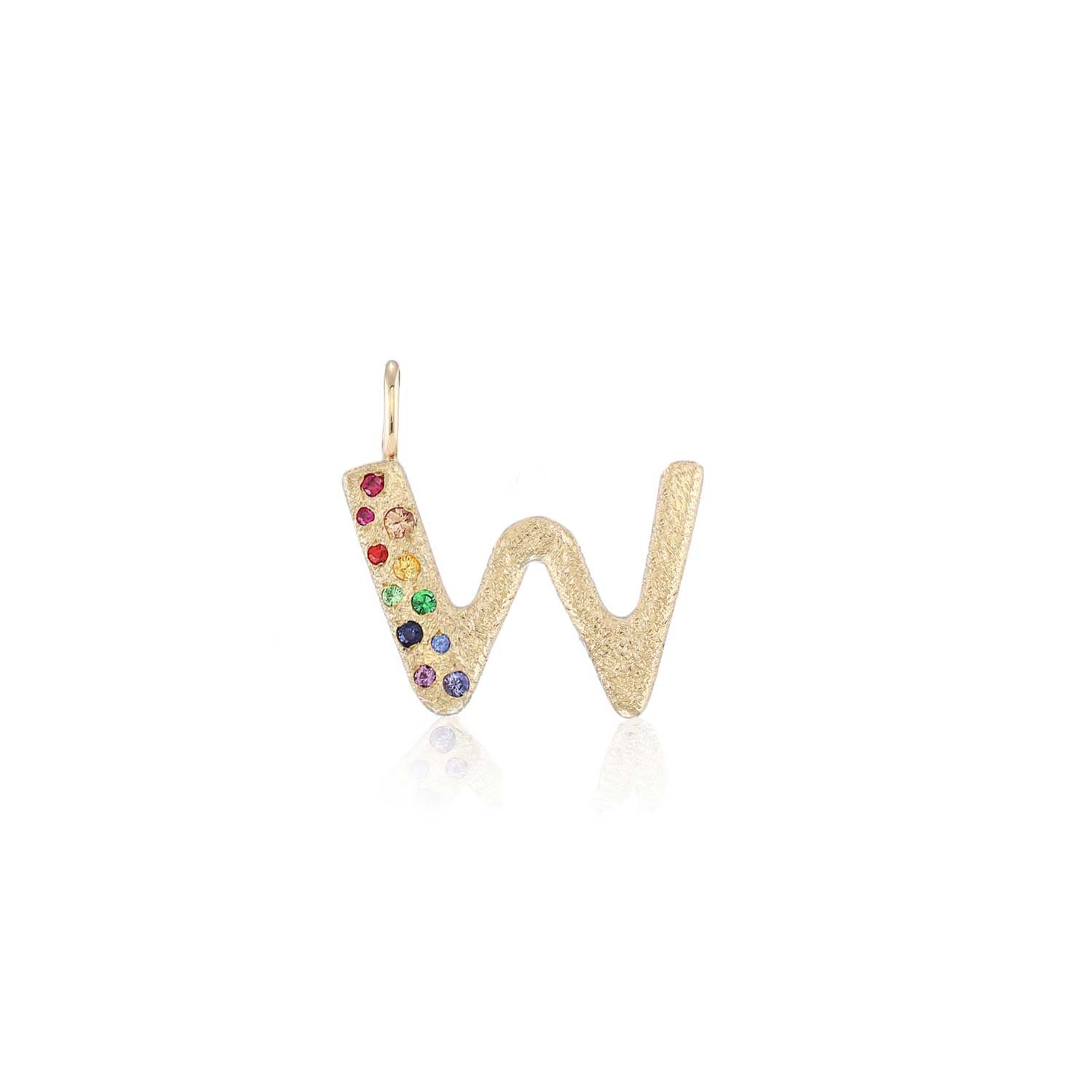 Puffy Letter Charm
