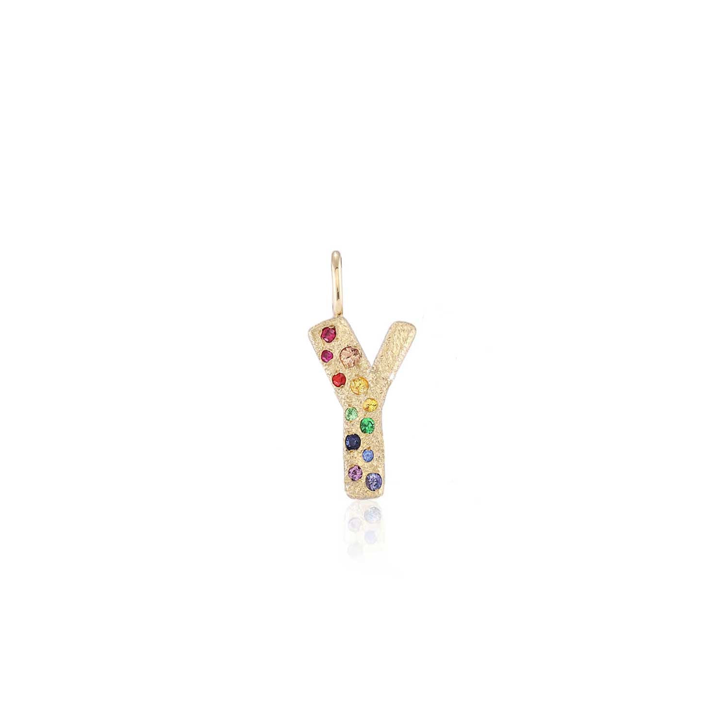 Puffy Letter Charm