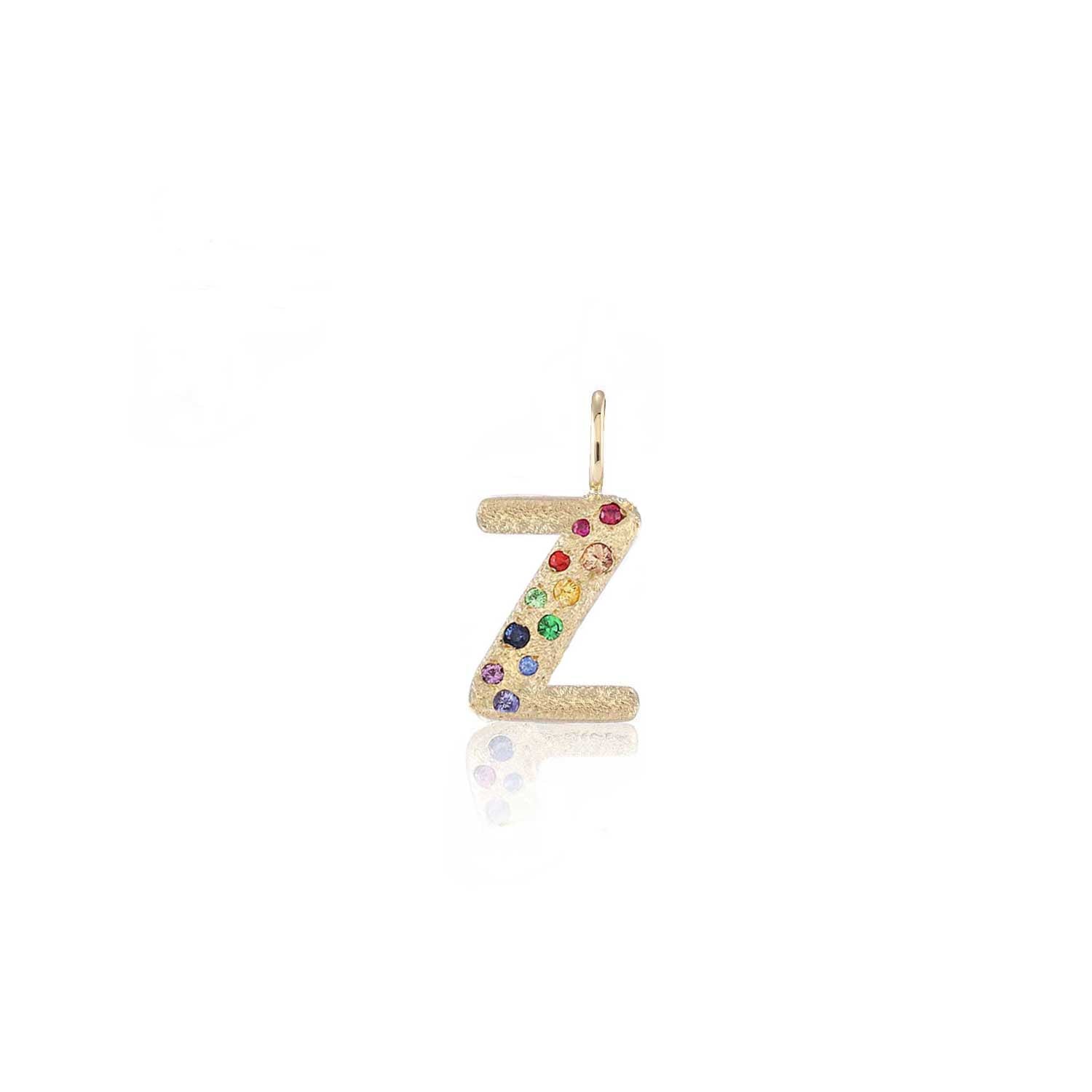 Puffy Letter Charm