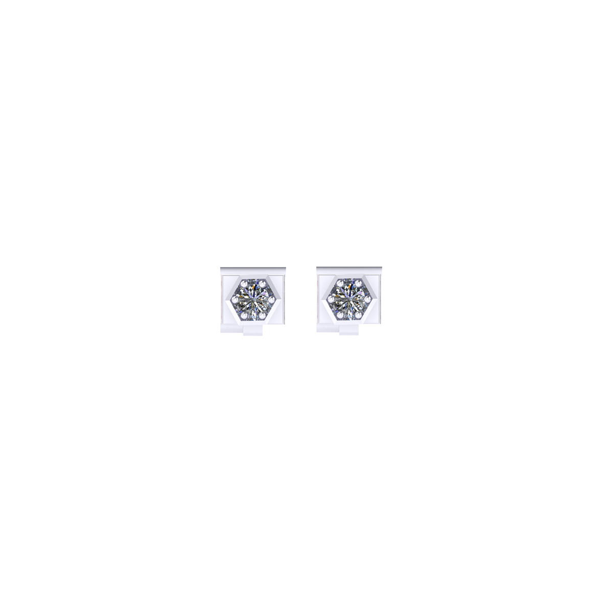 Pair of Diamond Stoppers for Personalized Slider Bangle™