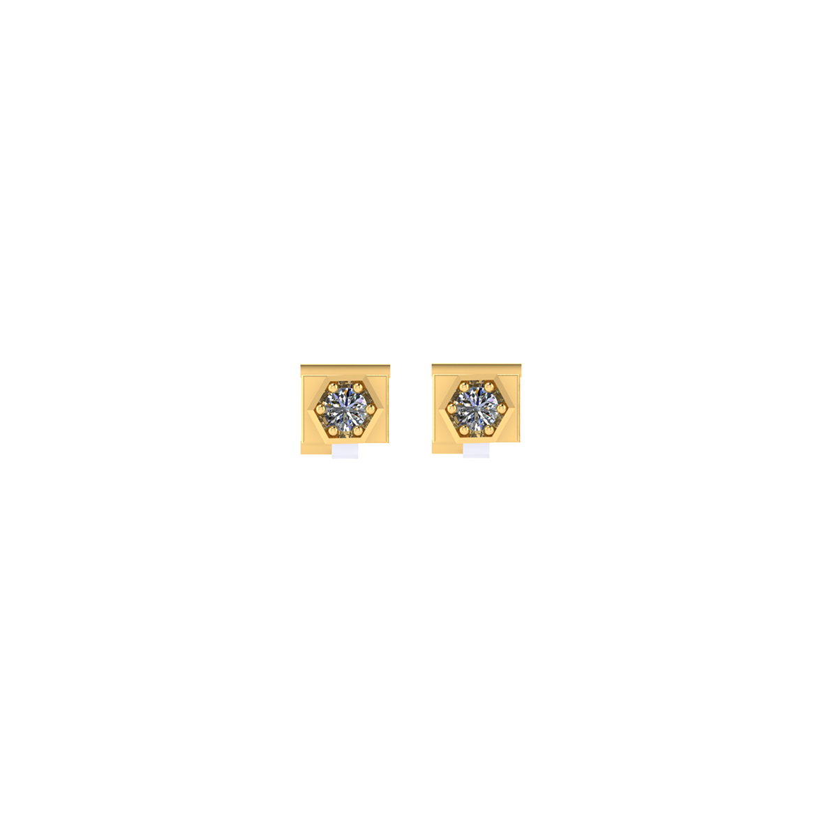 Pair of Diamond Stoppers for Personalized Slider Bangle™