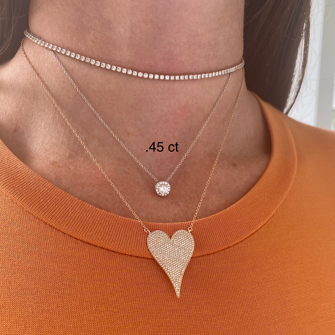 Diamond Halo Pendant
