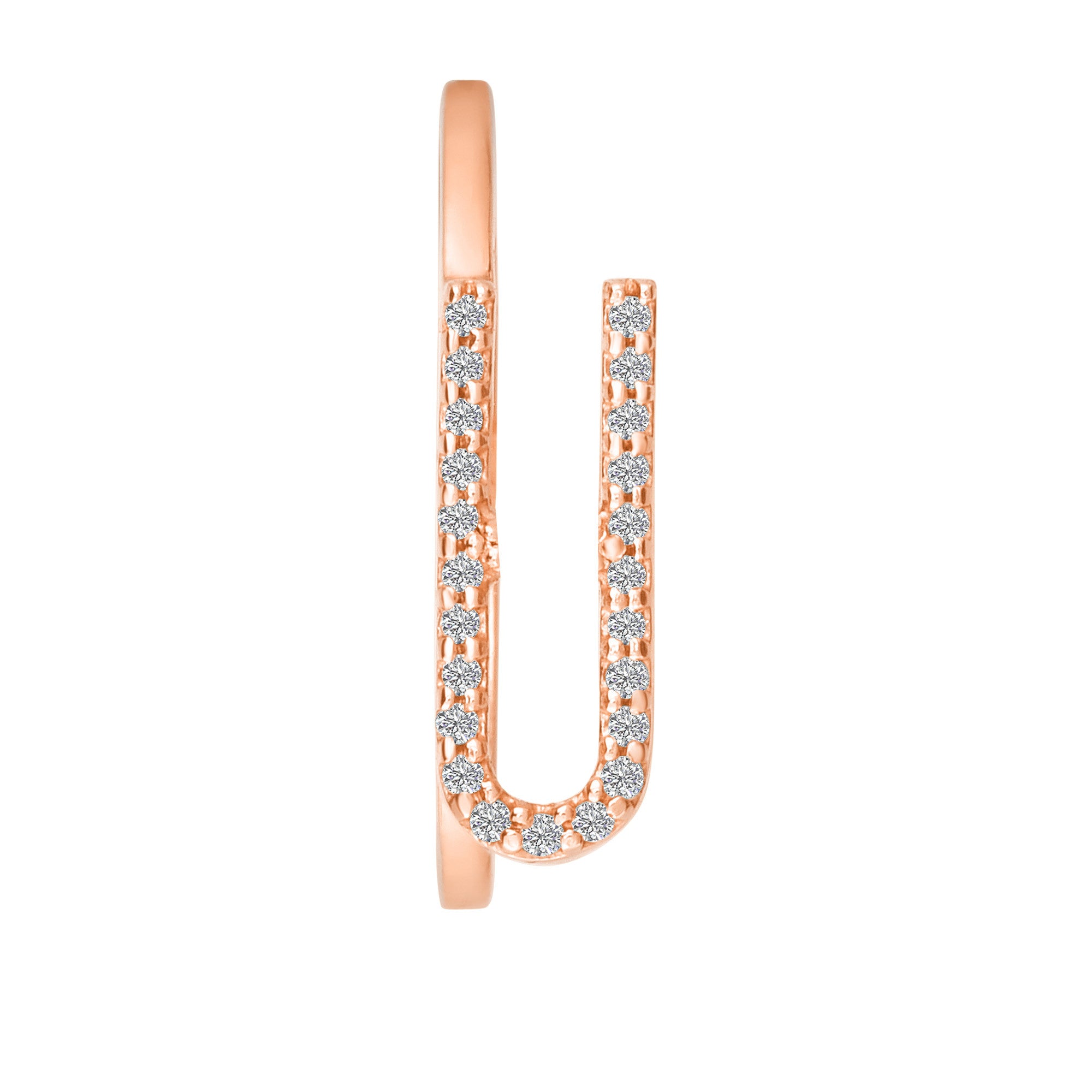 Pave Initial Statement Stack Ring