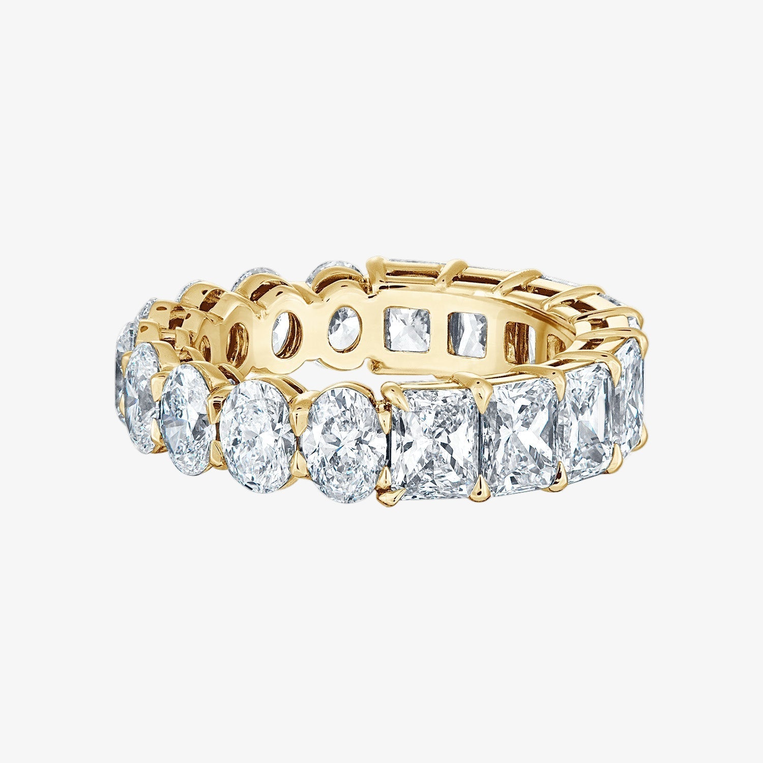 The Oval & Radiant Undecided® Eternity Band 18K Yellow Gold Oval - Radiant