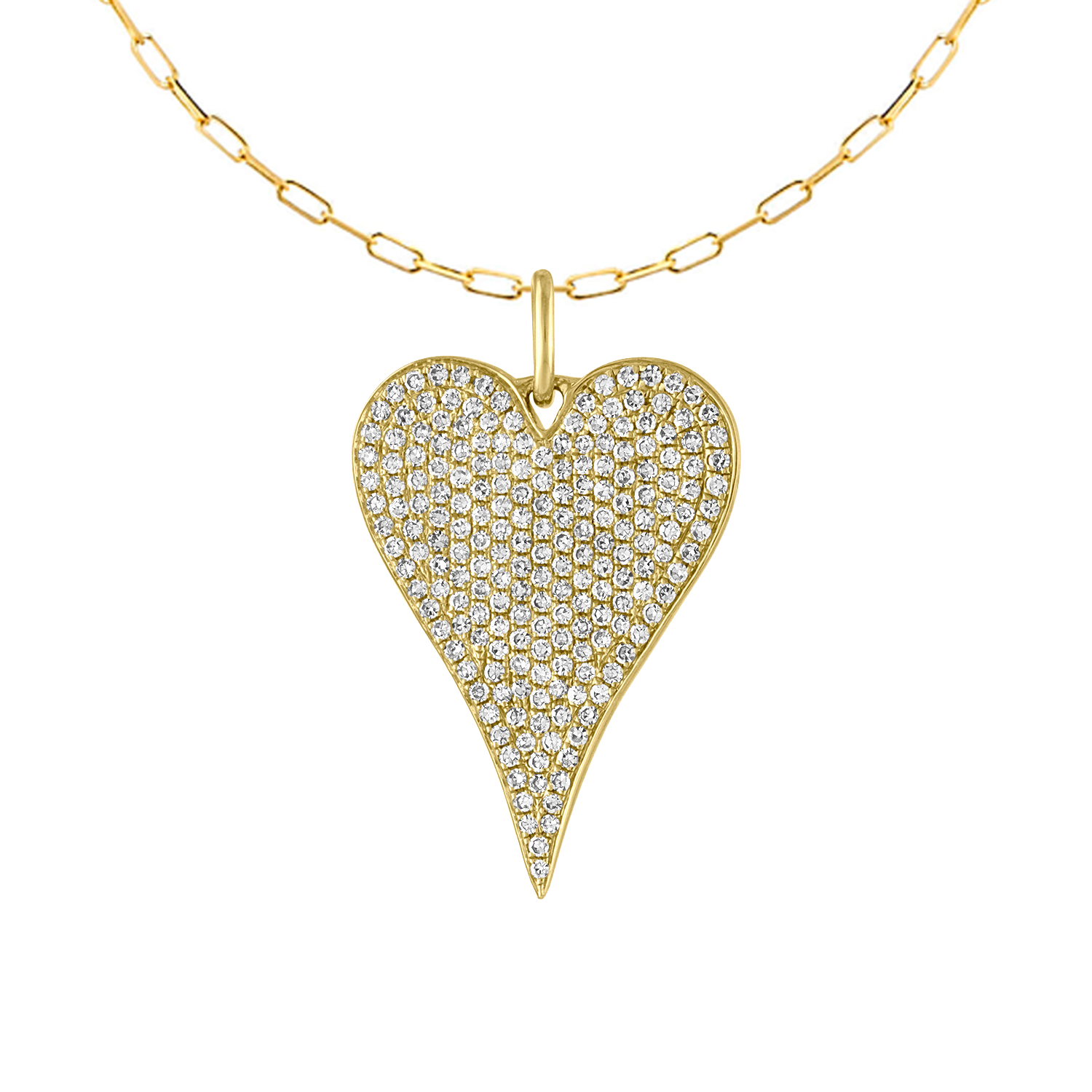 Diamond shop heart charm