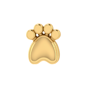 Slider Dog Paw Charm