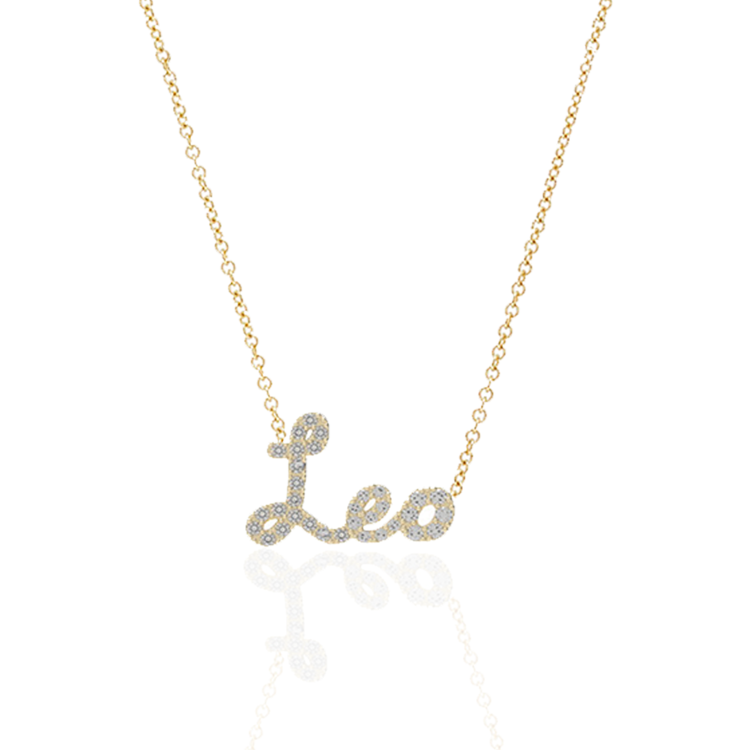 Tiny Treasures Diamond Name Necklace