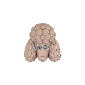 Slider Poodle Charm