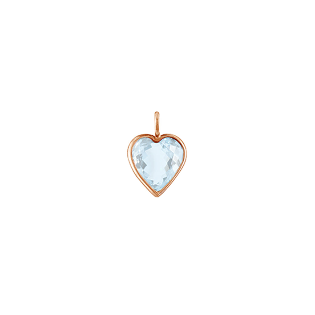 Heart Shape Stone Charm