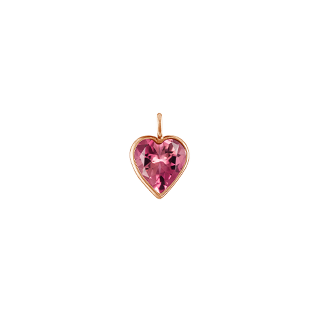 Heart Shape Stone Charm