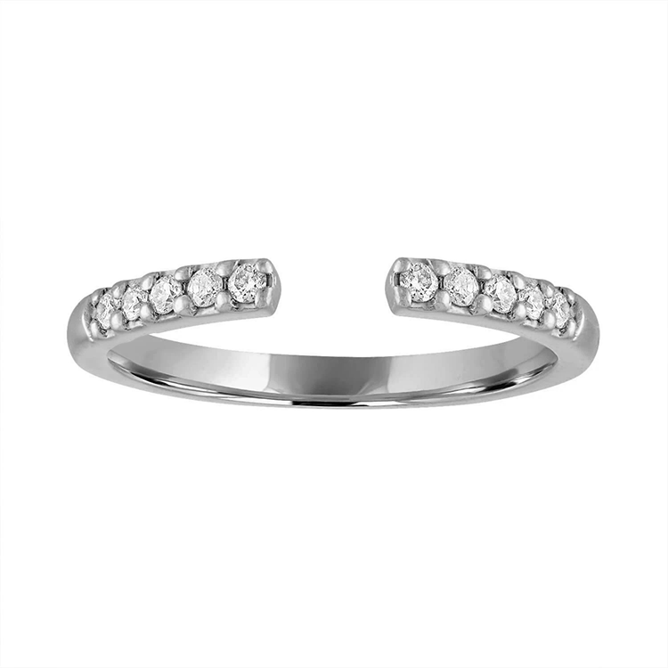 Nested diamond best sale ring stack