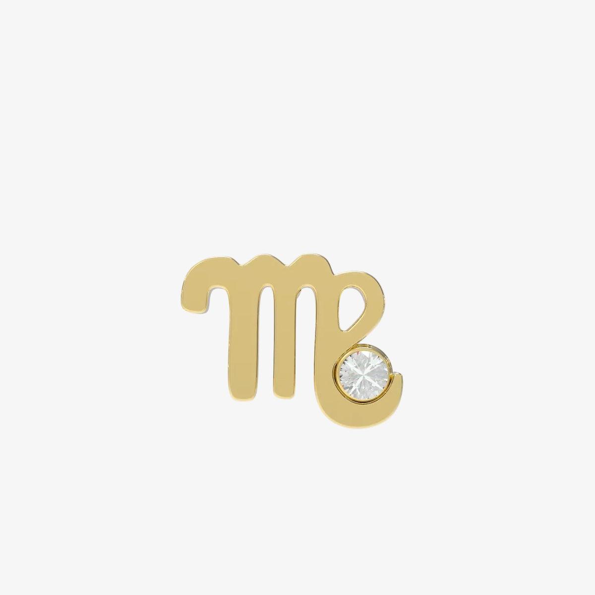 Virgo Zodiac Stud Earring