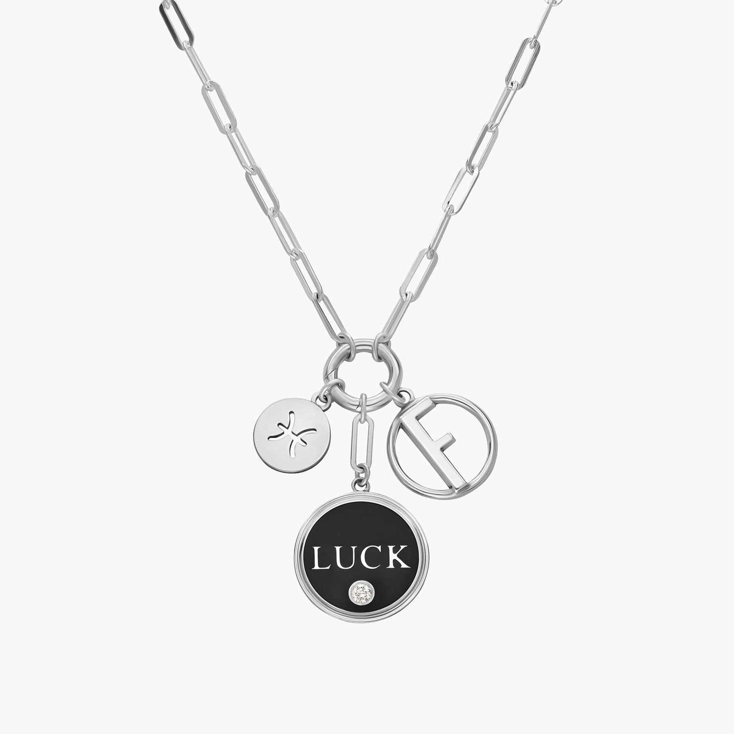 My Story Charm Necklace- Silver