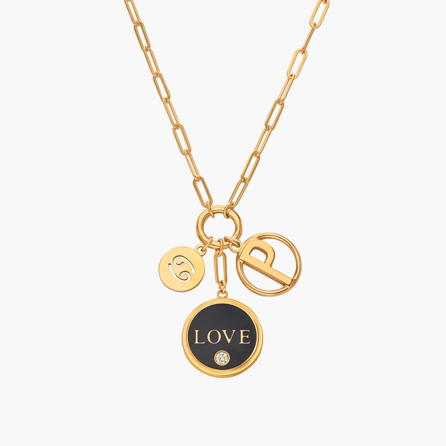 My Story Charm Necklace- Gold Vermiel