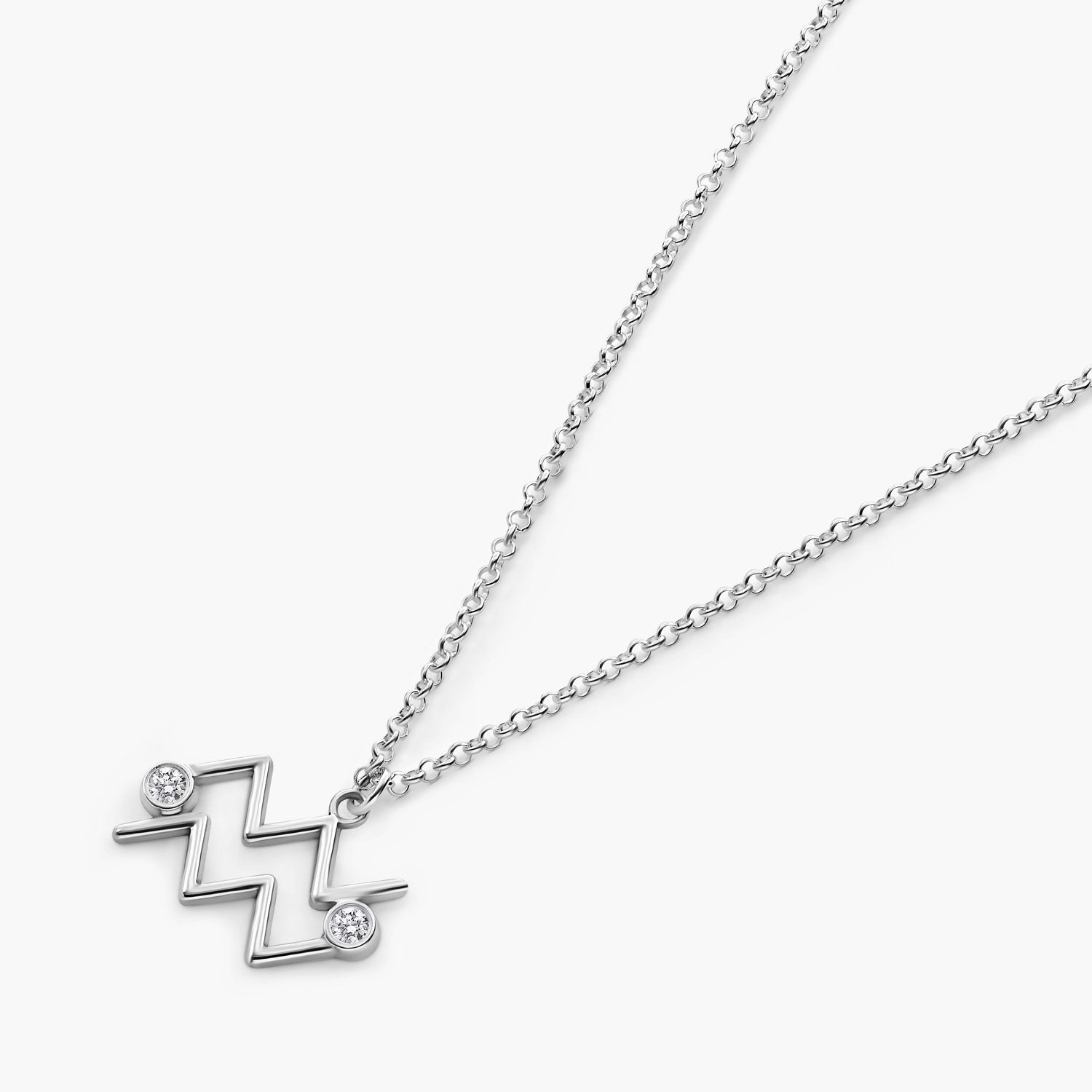 Give Me a Sign Zodiac Necklace- Silver