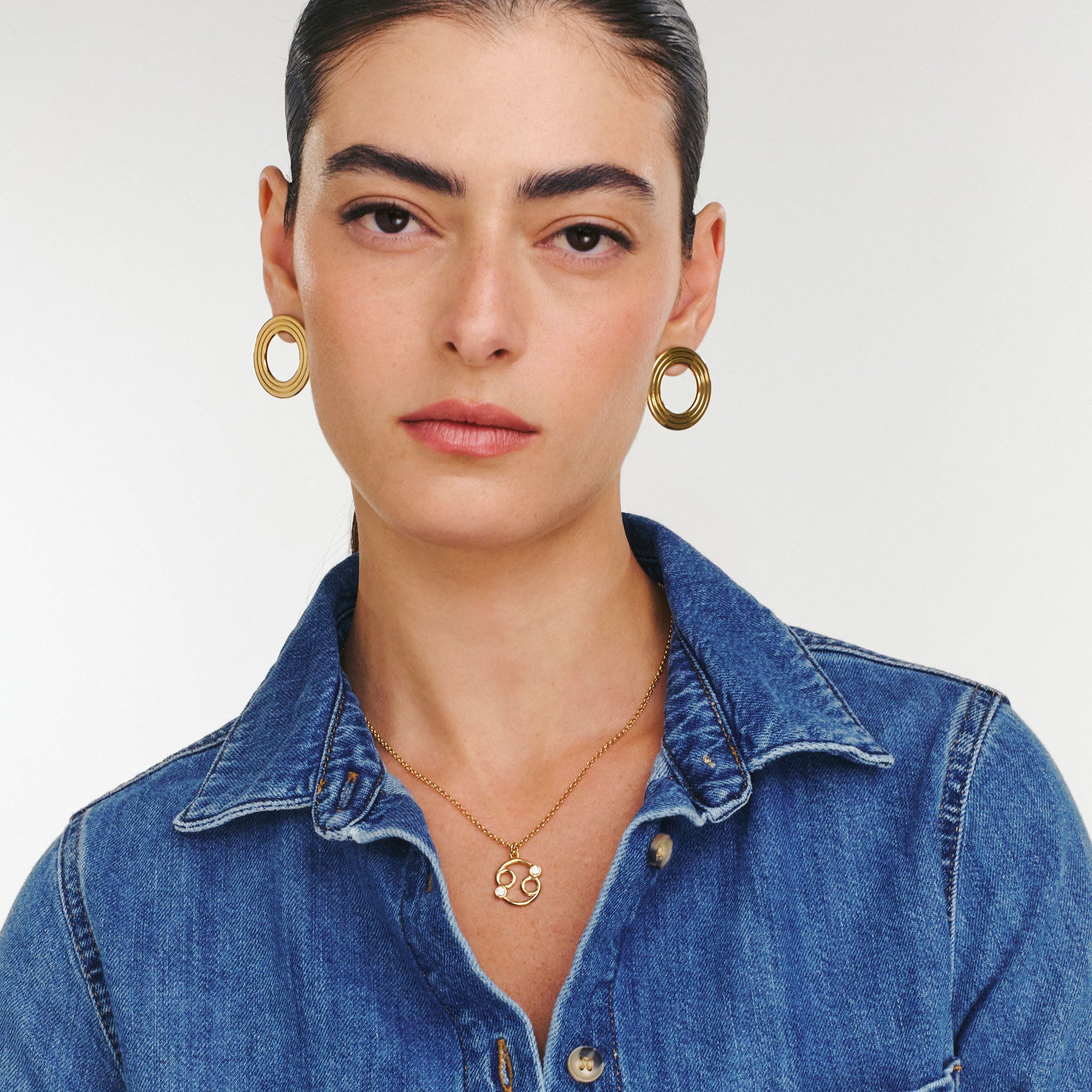 Give Me a Sign Zodiac Necklace- Gold Vermeil