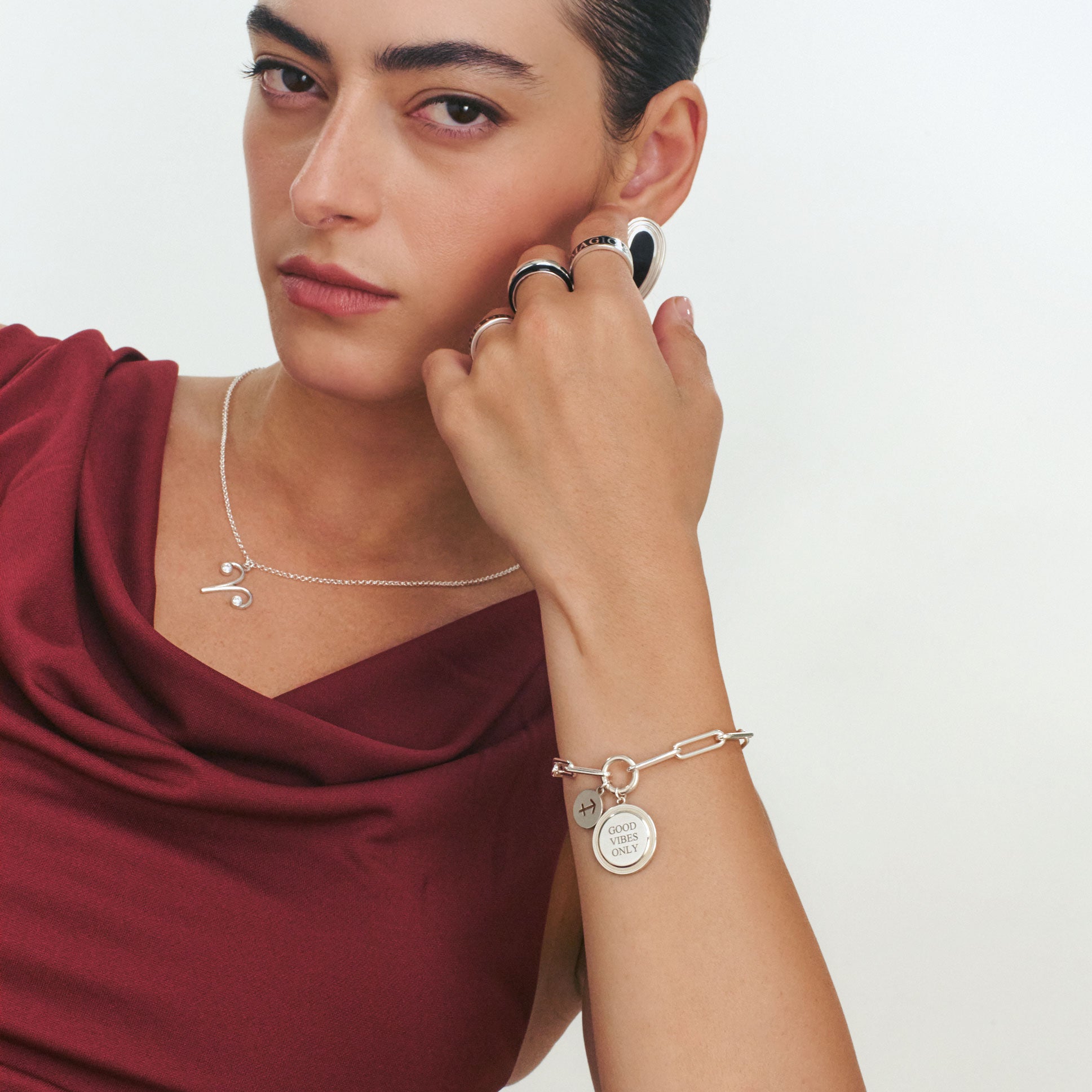A Charmed Life Bracelet- Silver