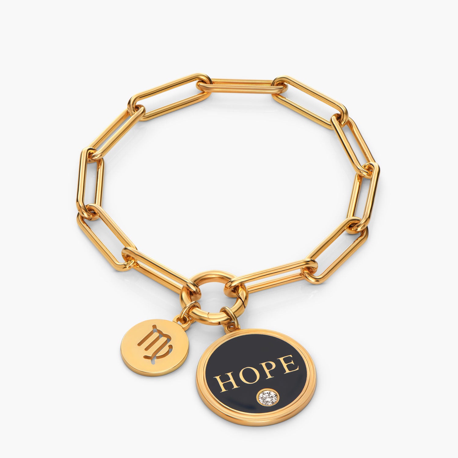 My Story Charm Bracelet- Gold Vermiel