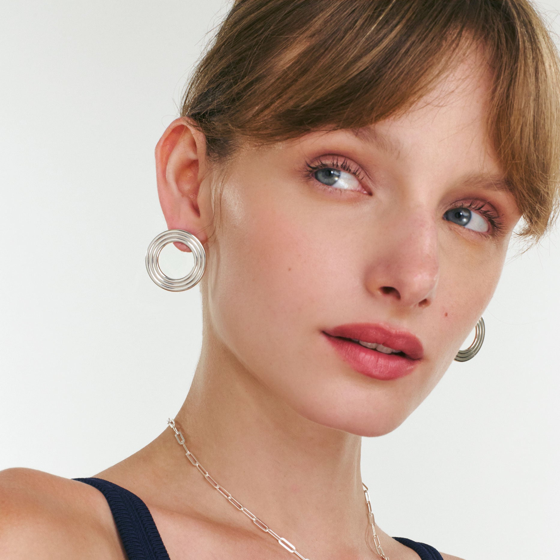 The Spotlight Studs- Silver
