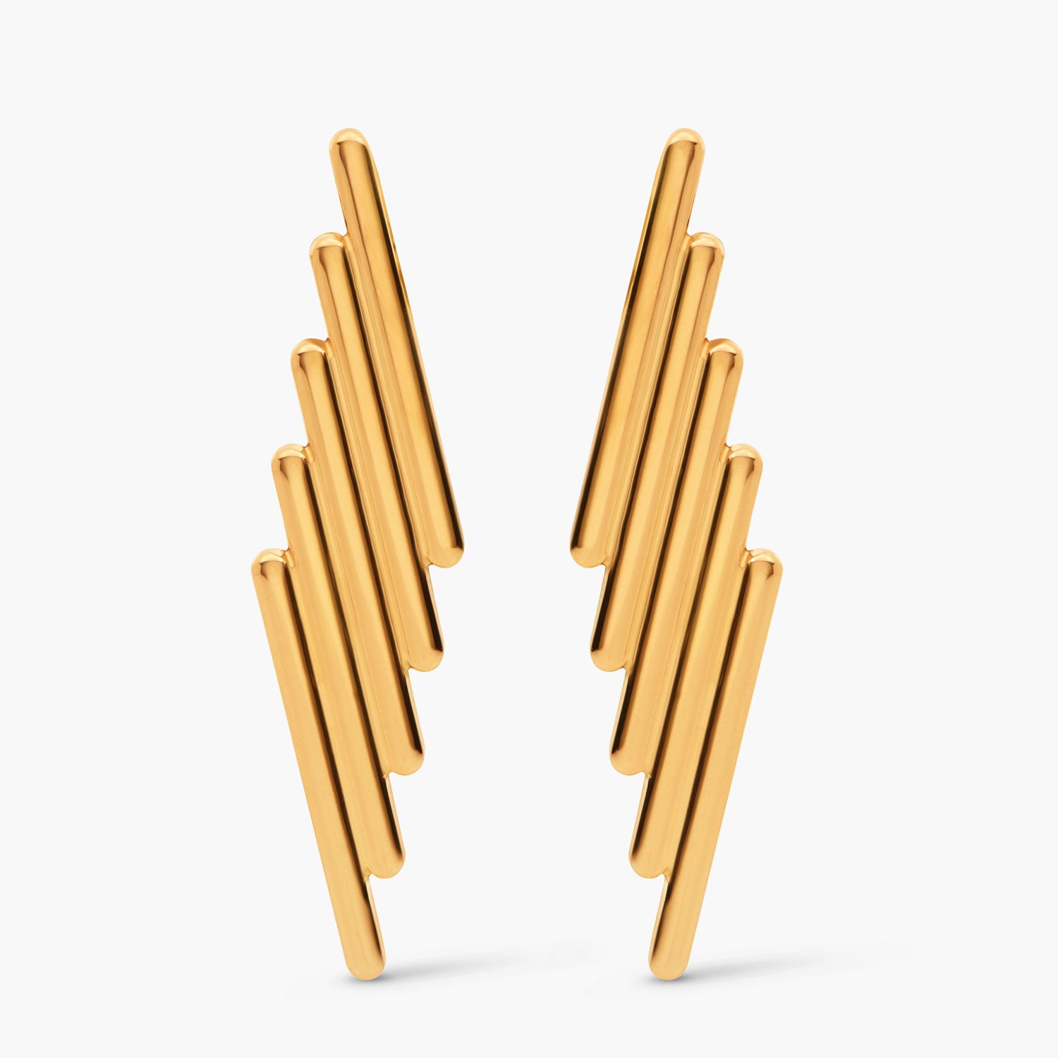 Centerline Motion Studs- Gold Vermeil