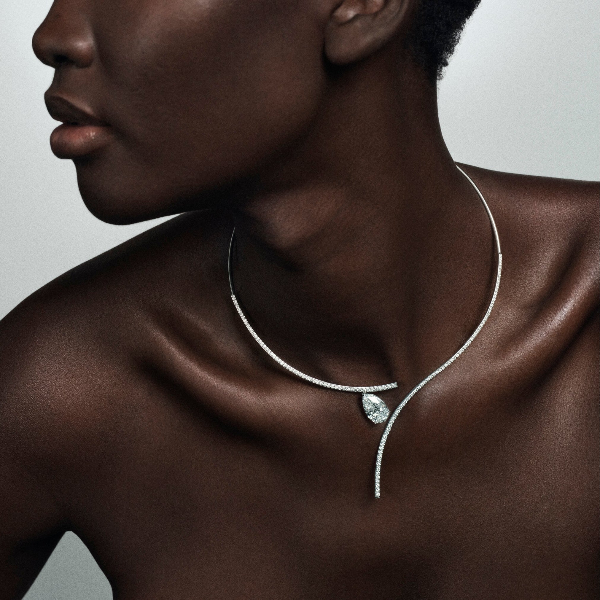 Astrid Pave Collar Necklace