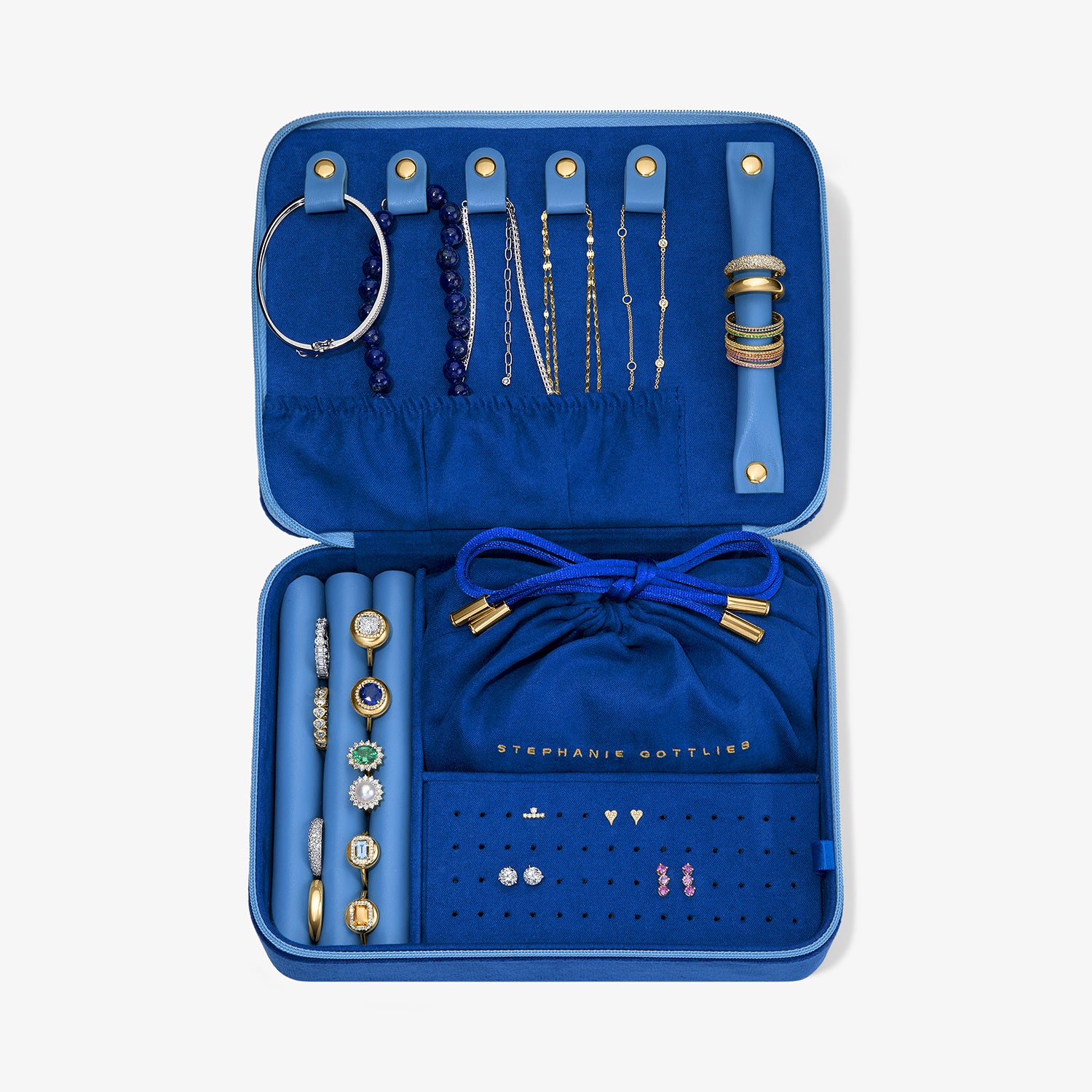 Blue Stephanie Gottlieb Jewelry Case