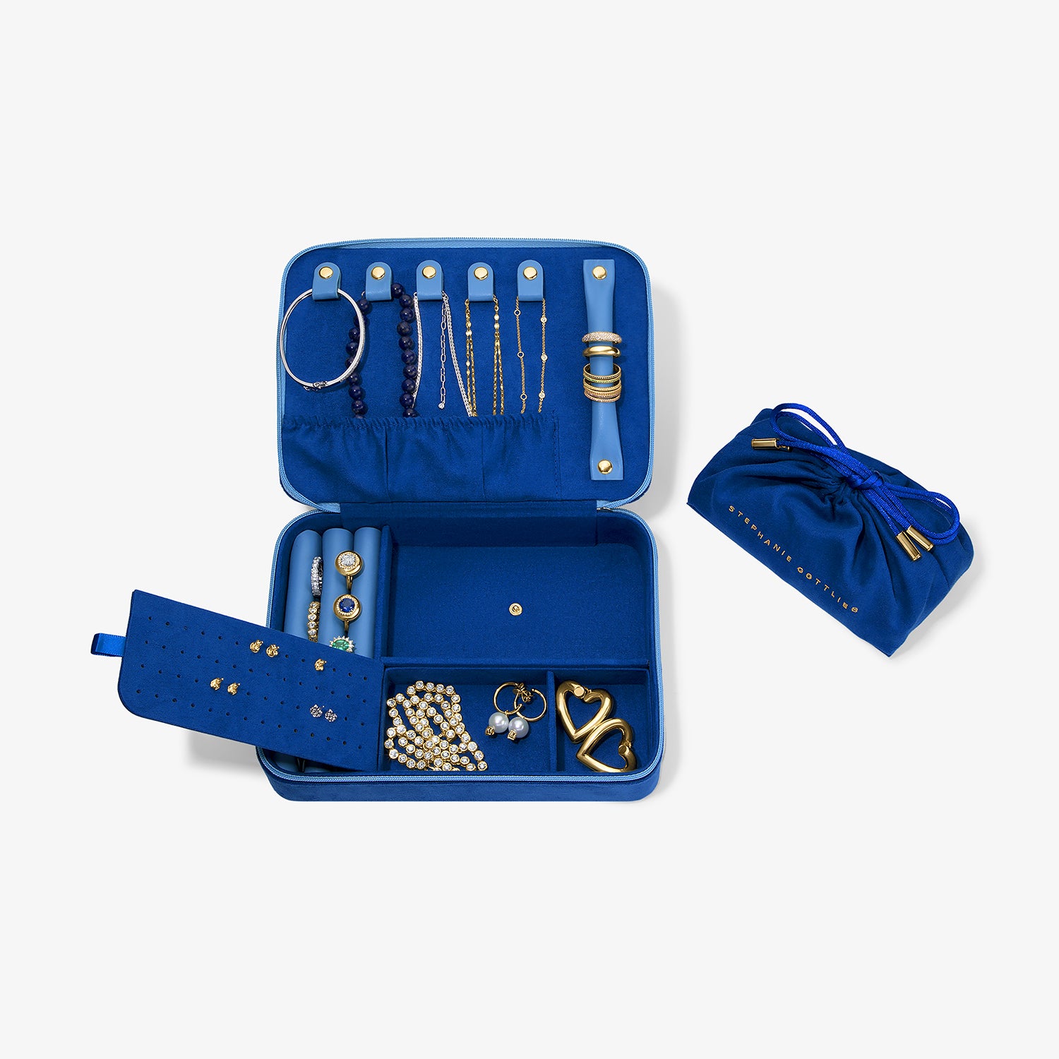 Blue Stephanie Gottlieb Jewelry Case | Stephanie Gottlieb