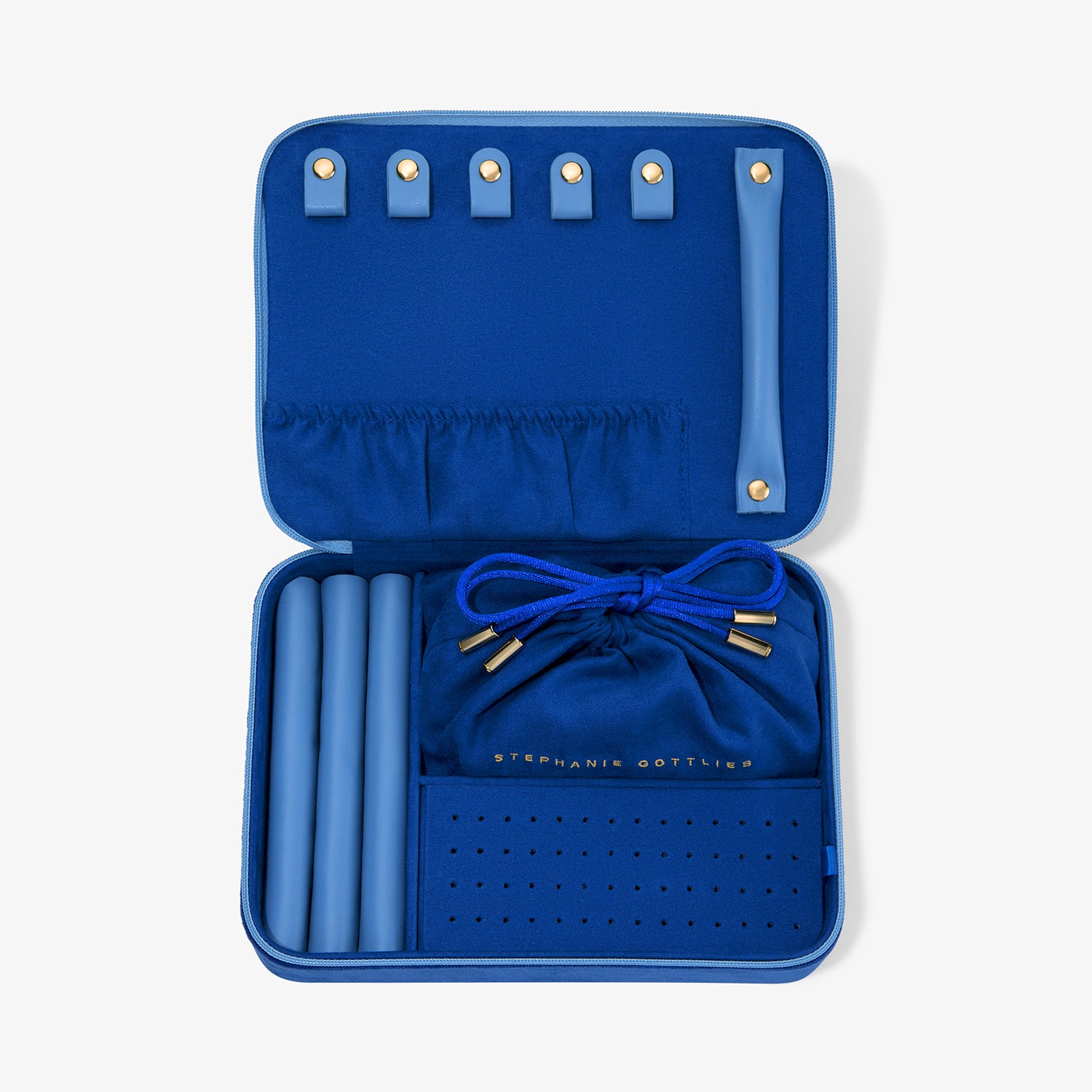 Fleur Éternelle JEWELRY CASE MINI BLUE CHOCOLATE & BLUE 2-IN-1 TRAVEL JEWELRY CASE – Shop Cupcakes and