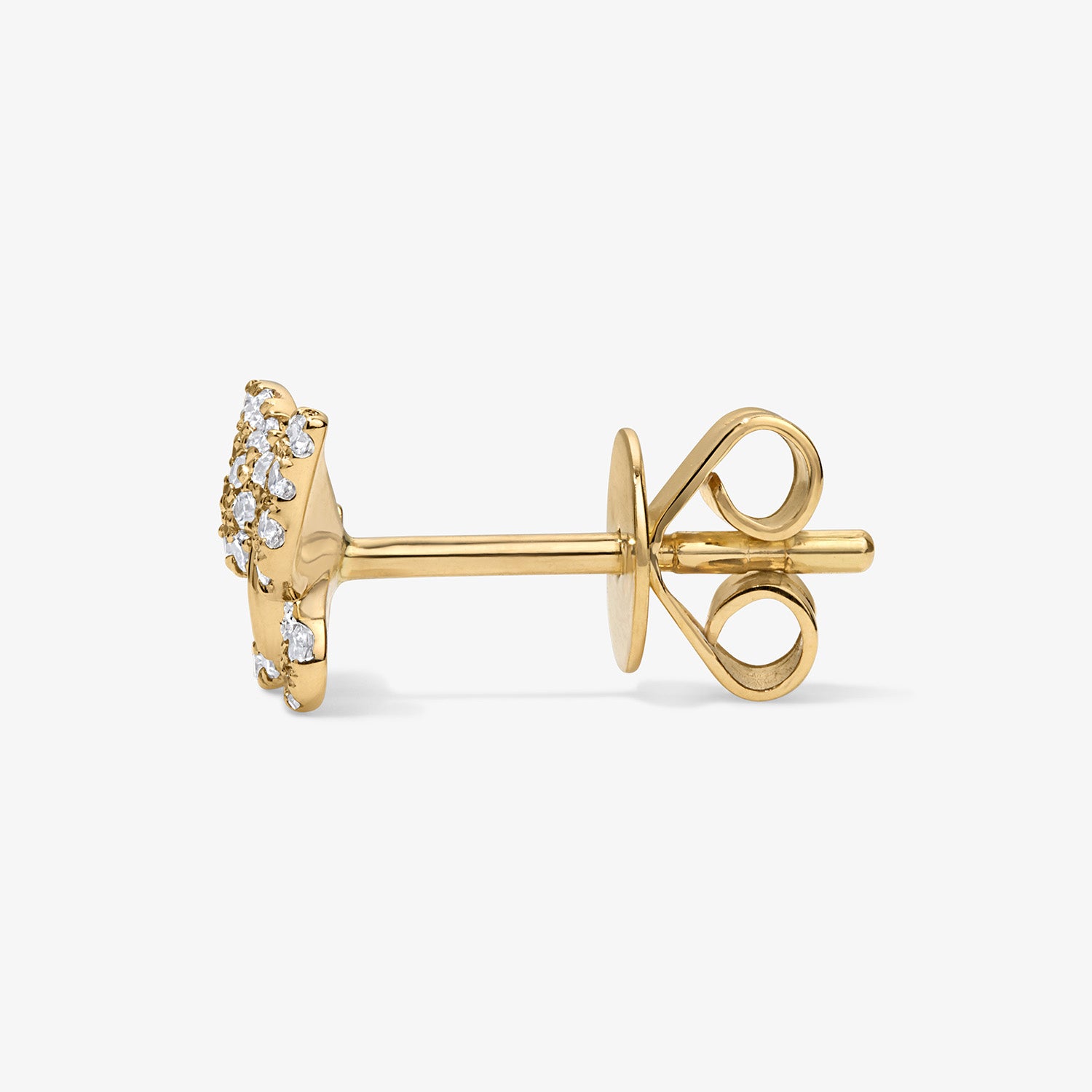 Mini Token Pave Butterfly Studs