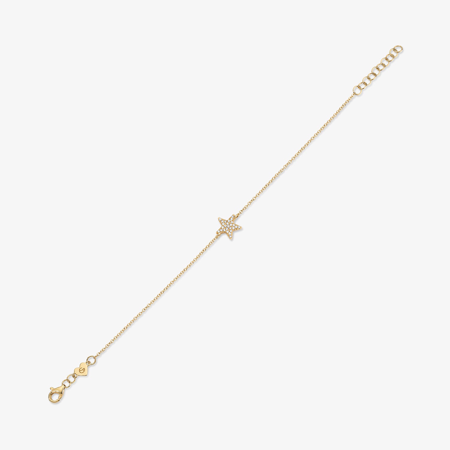 Mini Token Pave Star Bracelet