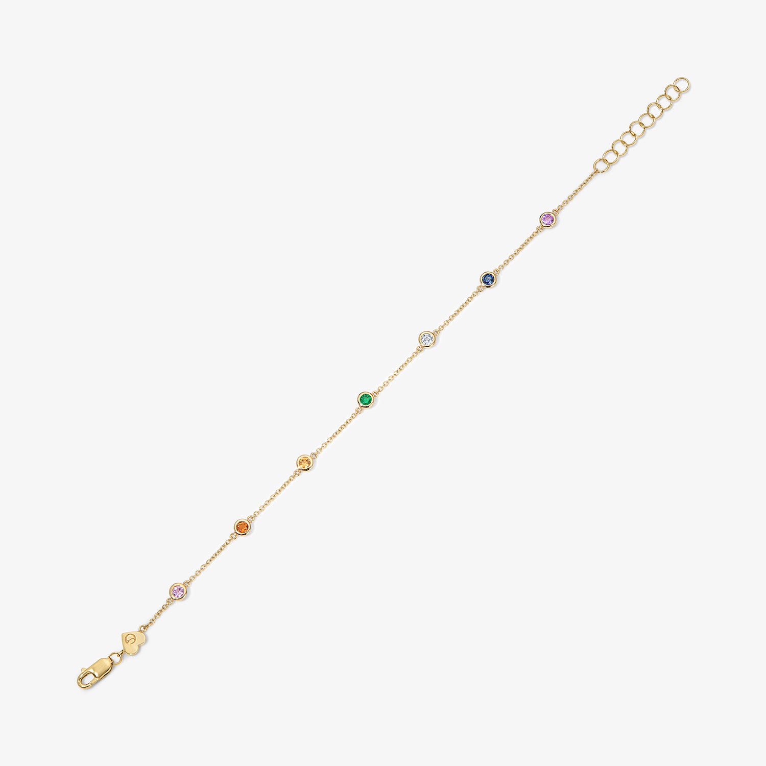 Margot Gemstone Bezel Bracelet