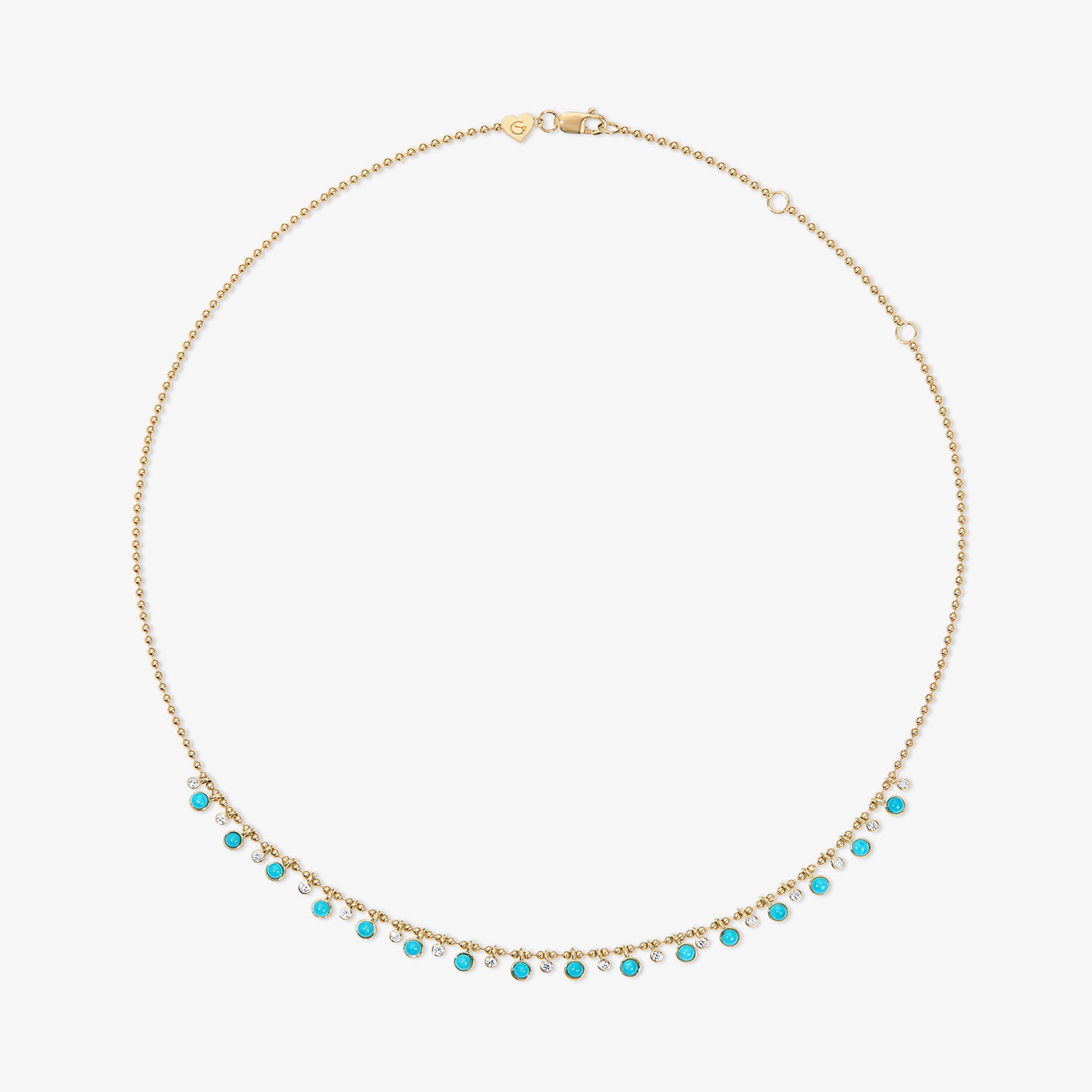 Dakota Turquoise Shaker Necklace