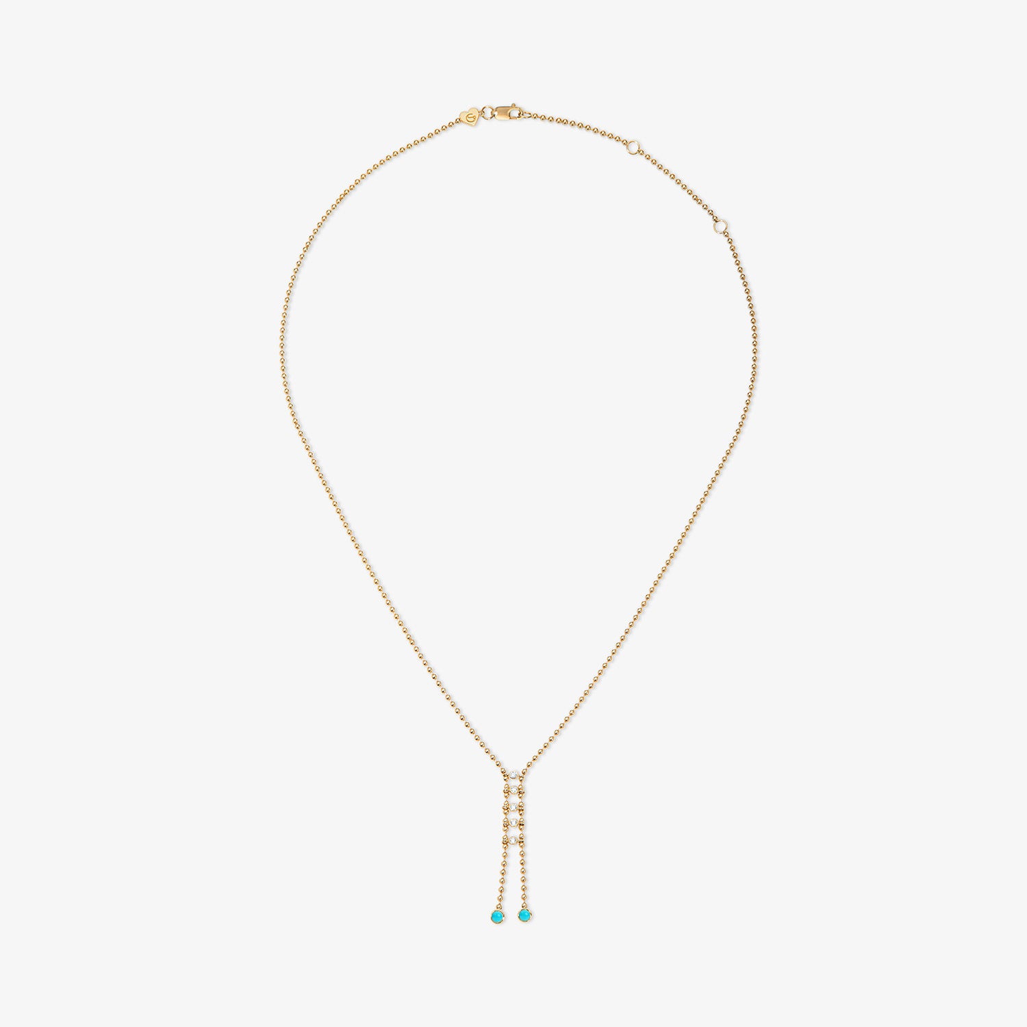 Dakota Turquoise Lariat Necklace