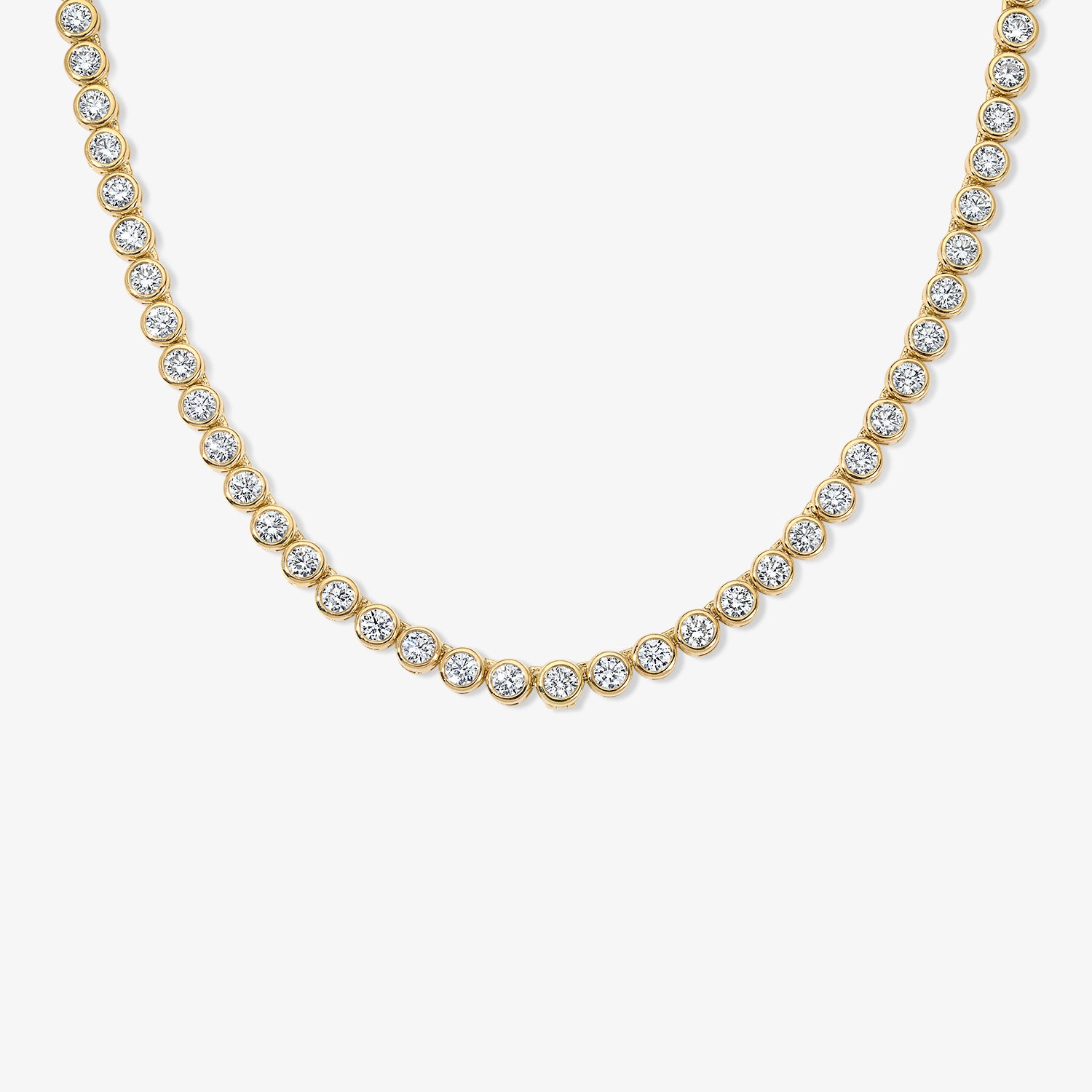 Margot Bezel Tennis Necklace