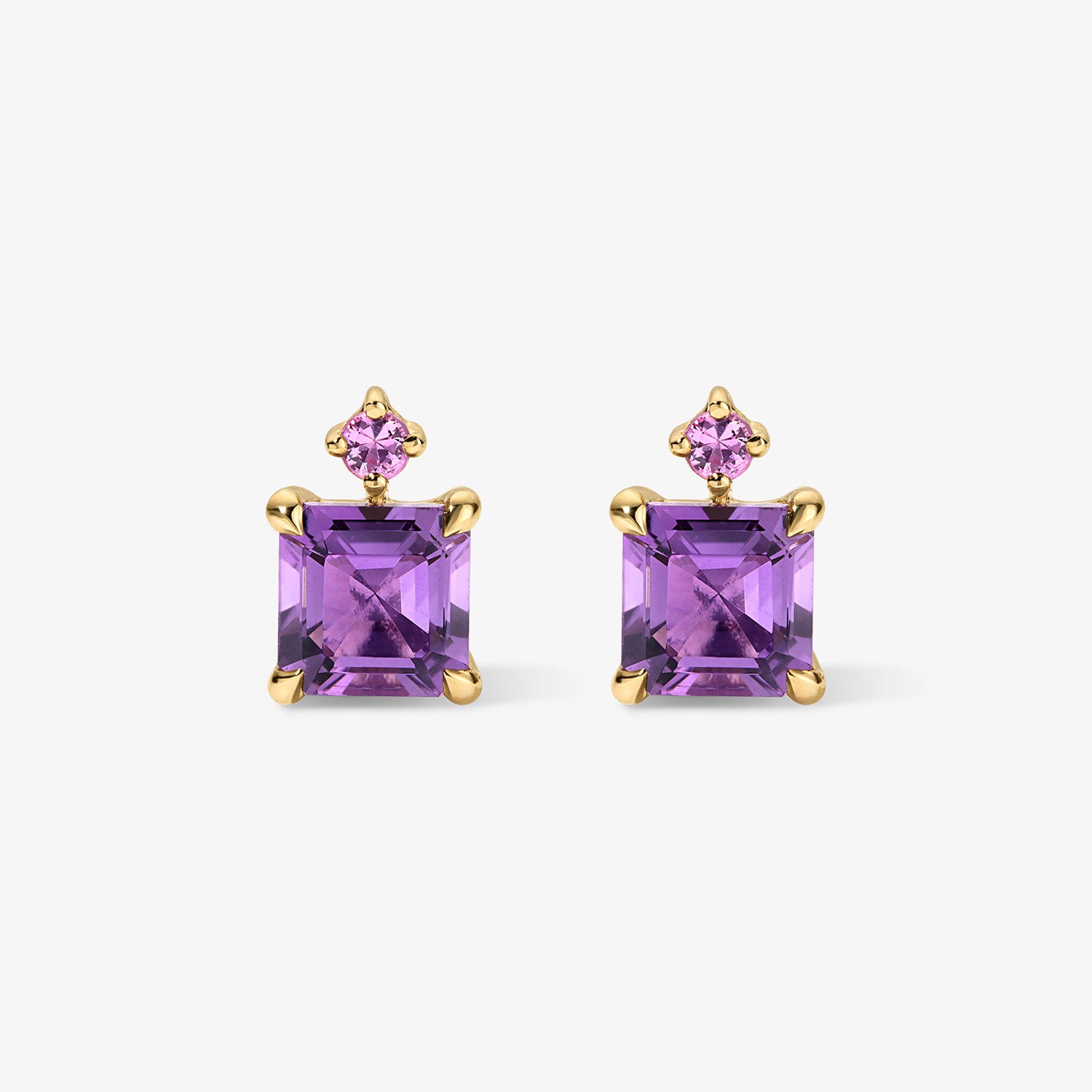 Vault Sale: Confetti Amethyst and Pink Tourmaline Studs