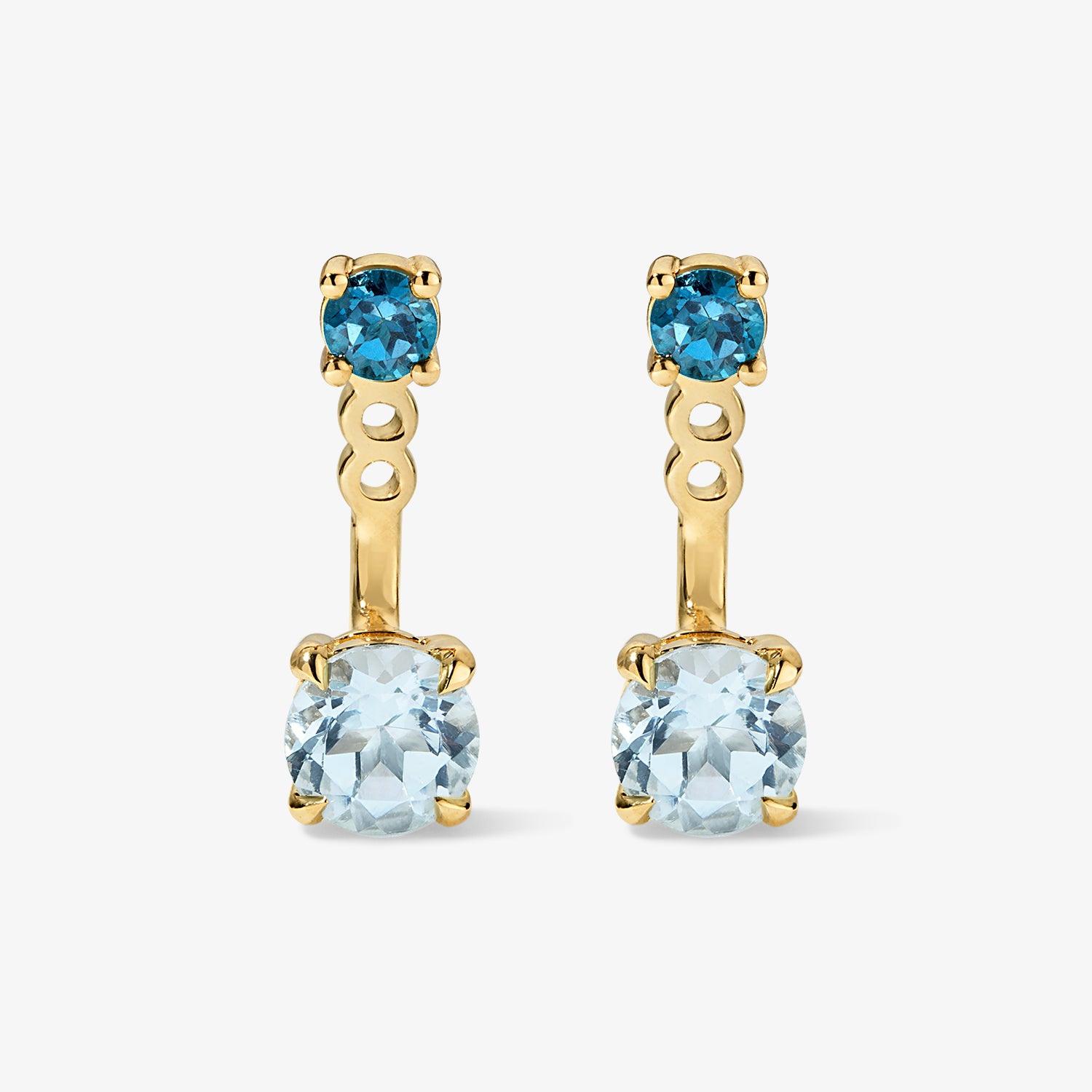 Confetti Blue Topaz Ear Jacket