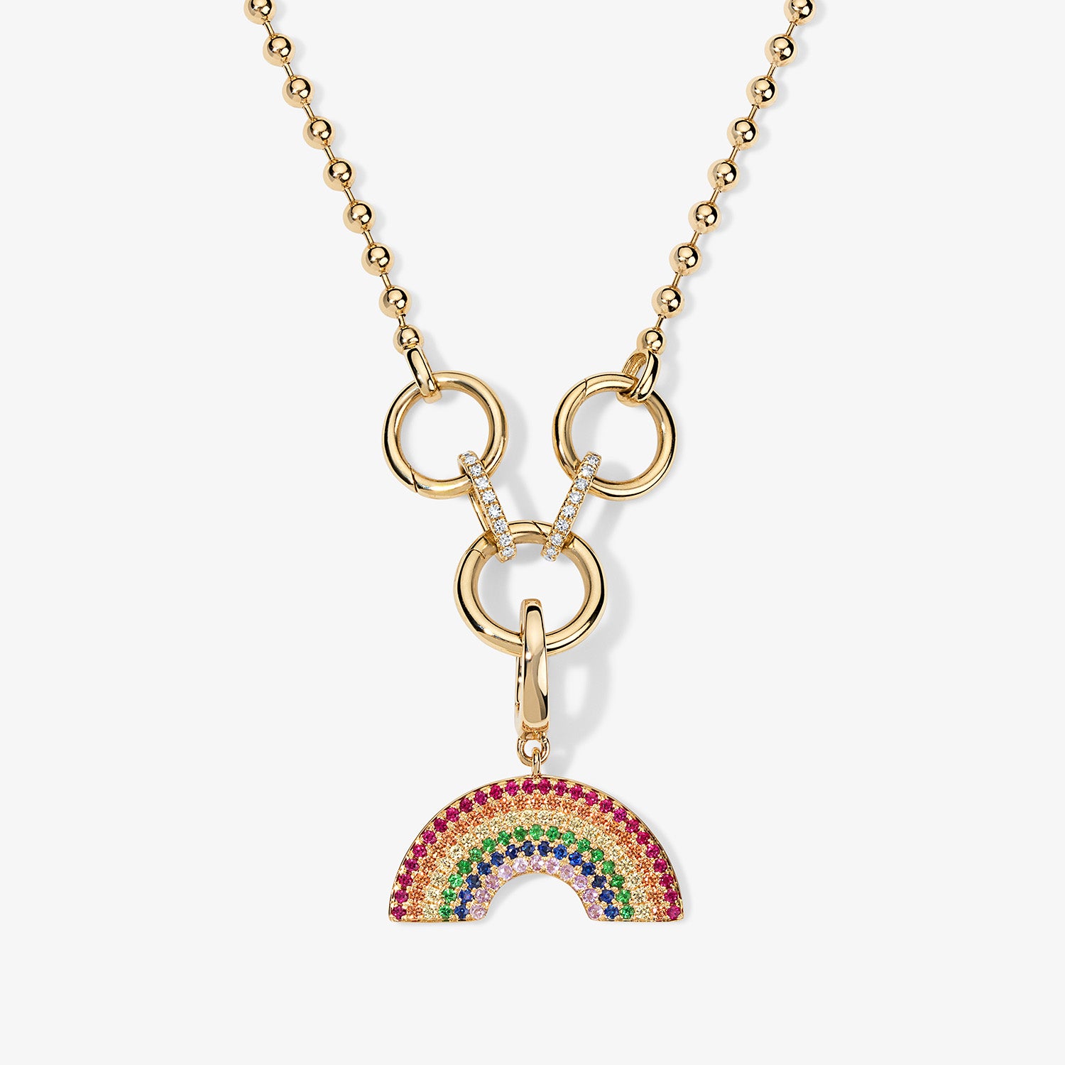 Large Token Rainbow Charm