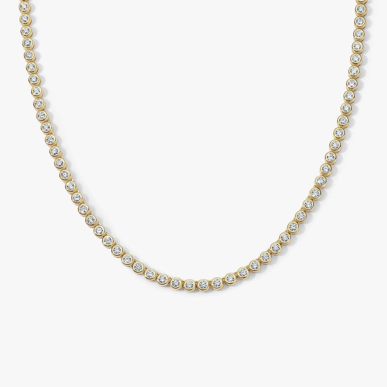 Margot Mini Bezel Tennis Necklace