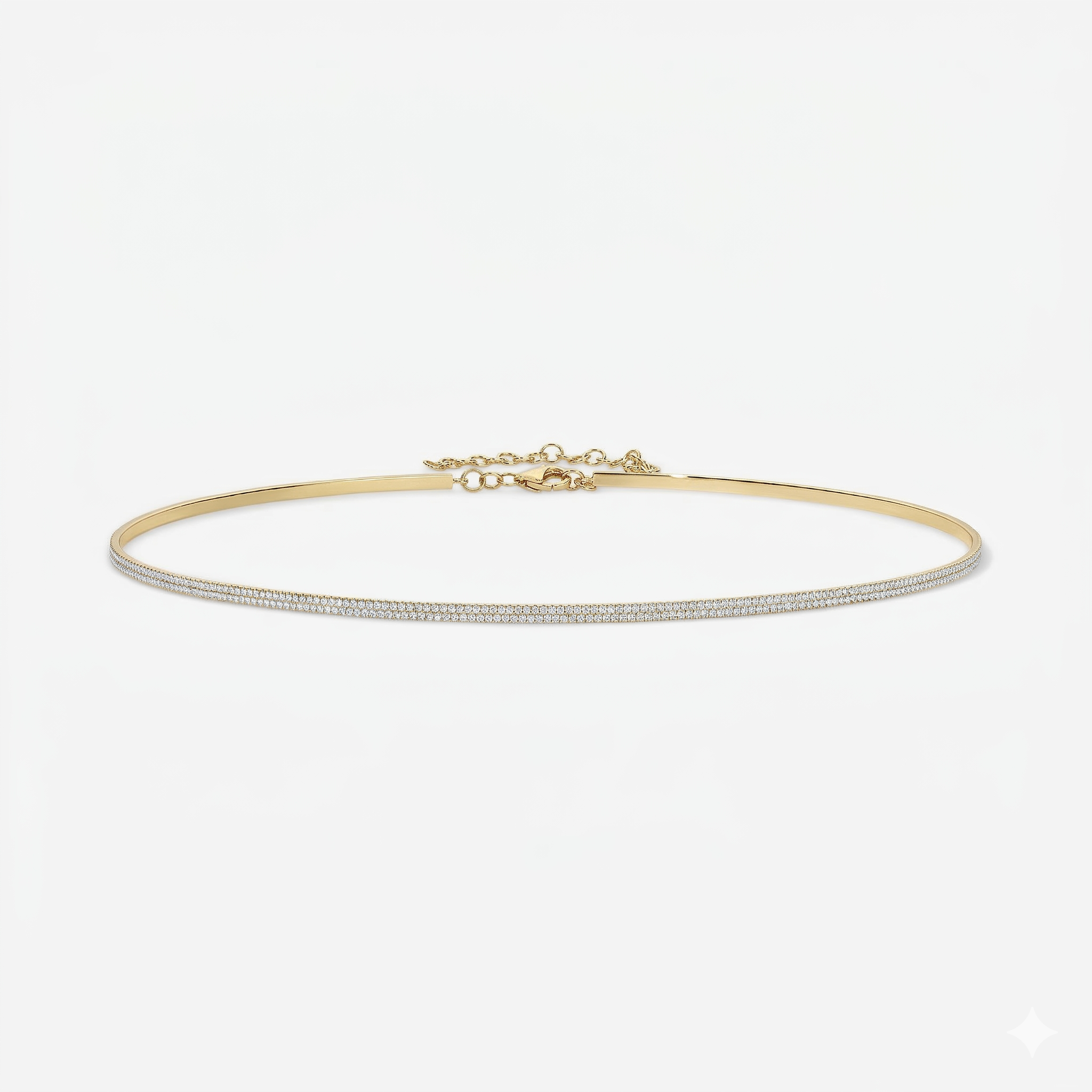 Signature Two Row Tennis Choker