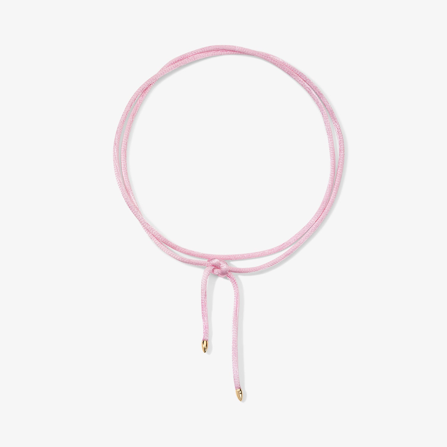 Kendall Pink Satin Cord Necklace