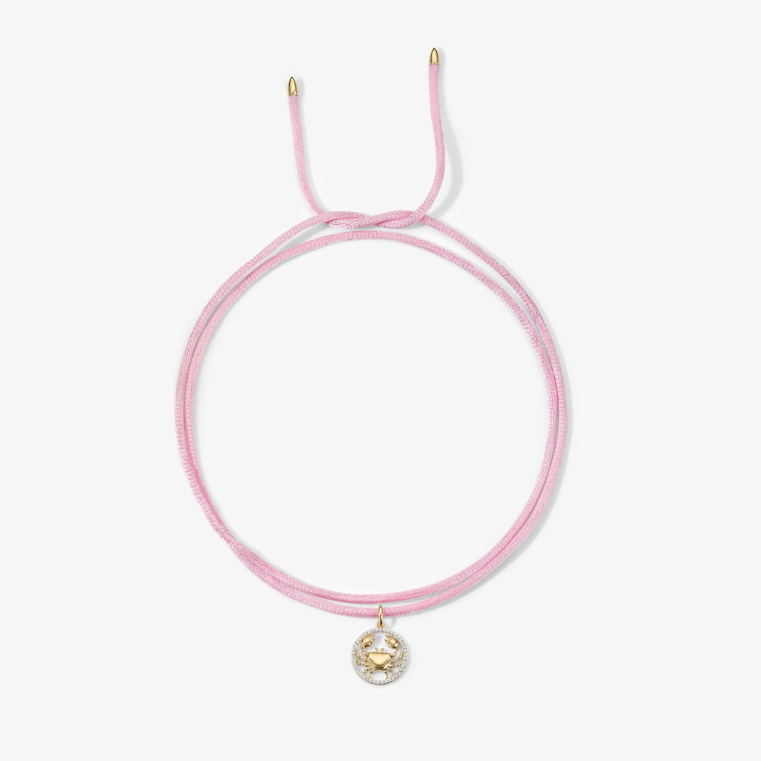 Kendall Pink Satin Cord Necklace