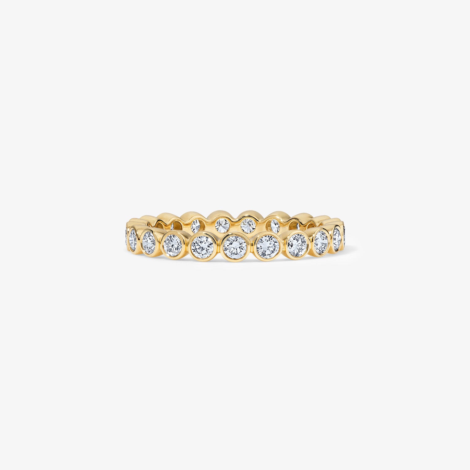 Margot Bezel Set Round Diamond Eternity Band